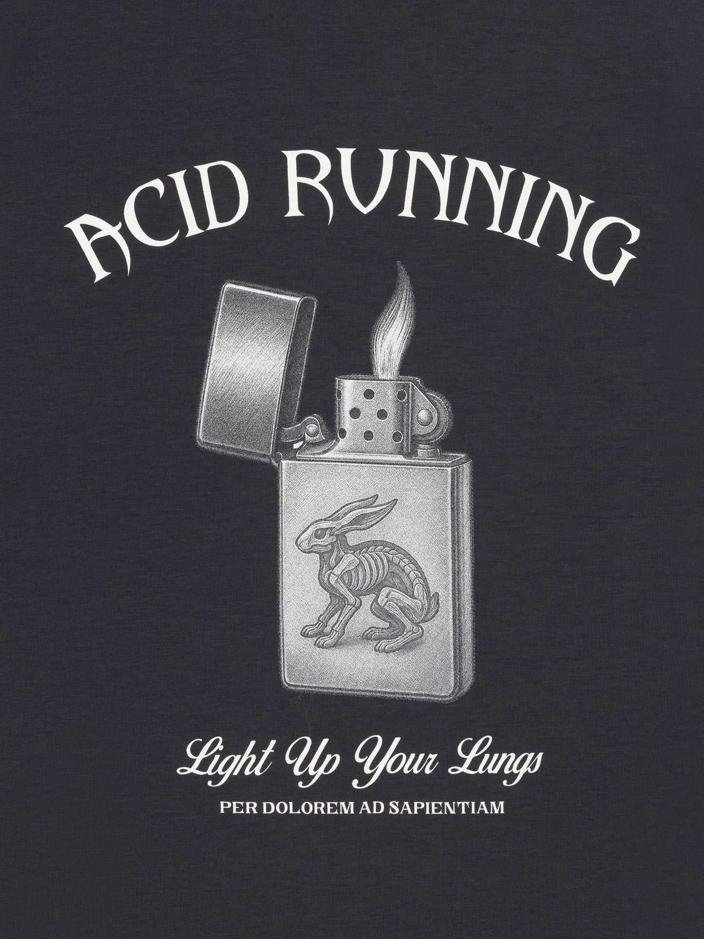 Light Up Your Lungs T-Shirt - Graphite