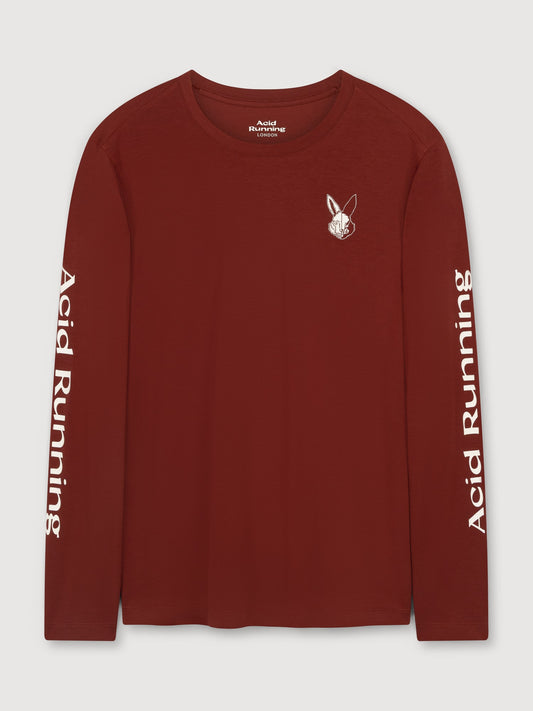 Long Sleeve T-shirt - Fired Brick