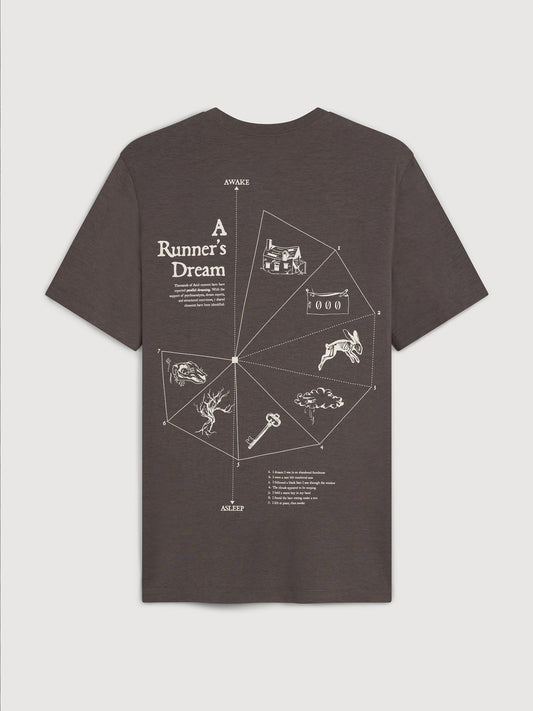 Men's A Runner's Dream T-Shirt - Shadow Taupe