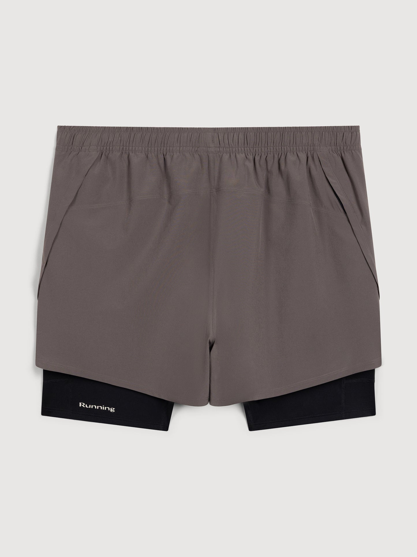2-in-1 Shorts - Shadow Taupe