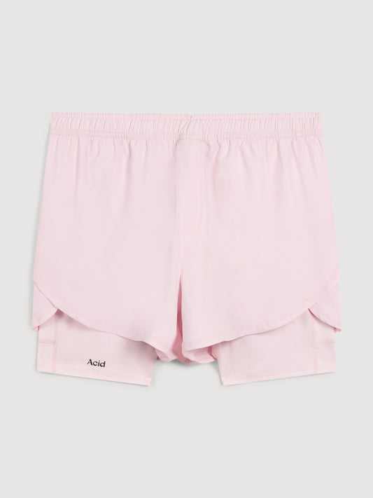 2-in-1 Shorts - Iced Pink