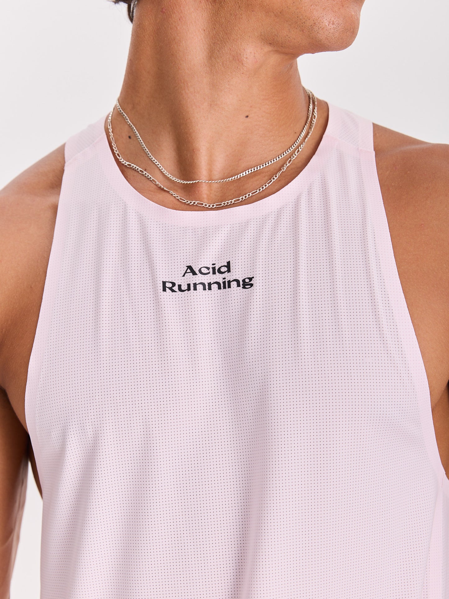 Men's Race Tank - Iced Pink