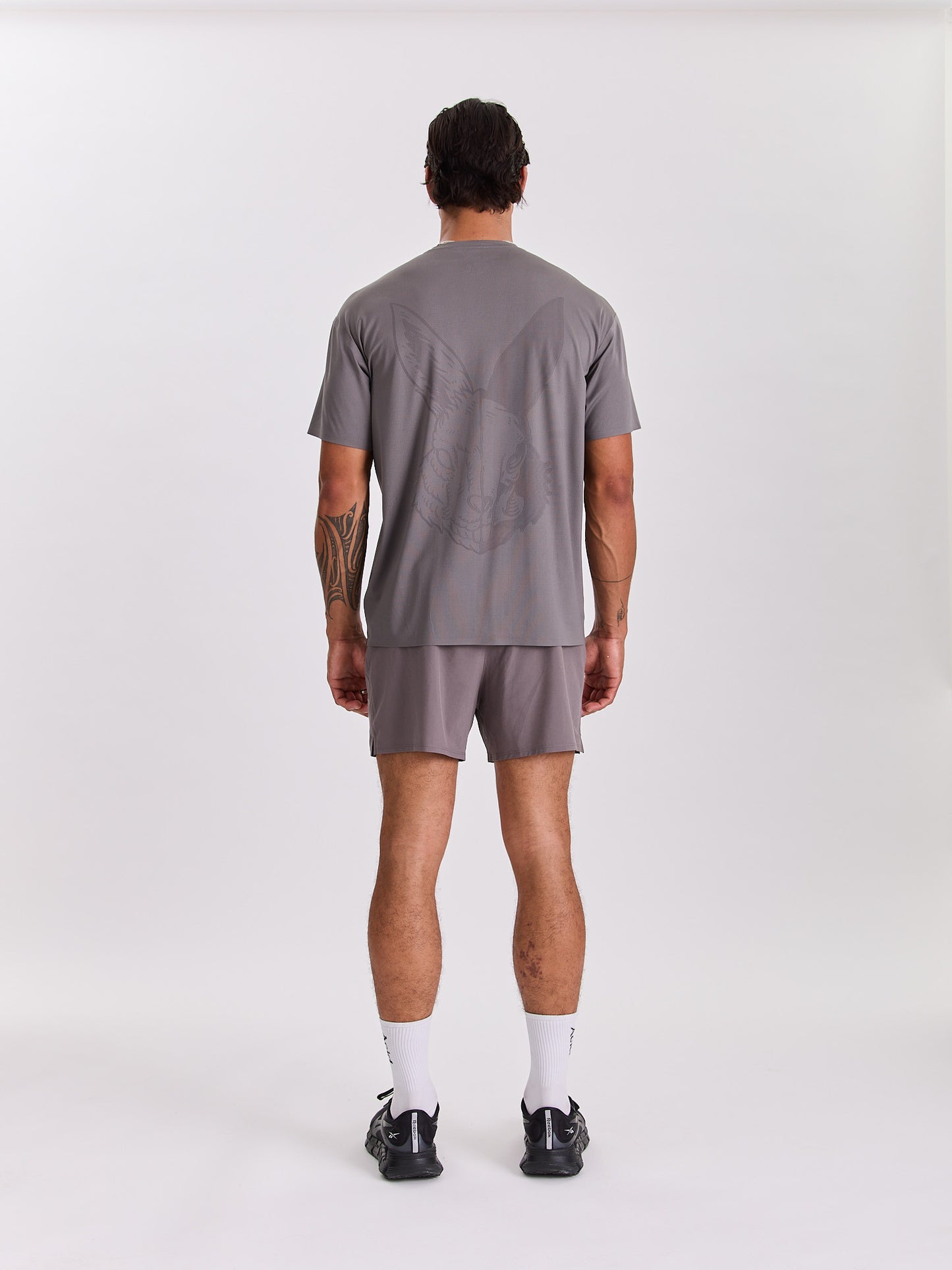 Men's Hare Tech T-Shirt - Shadow Taupe