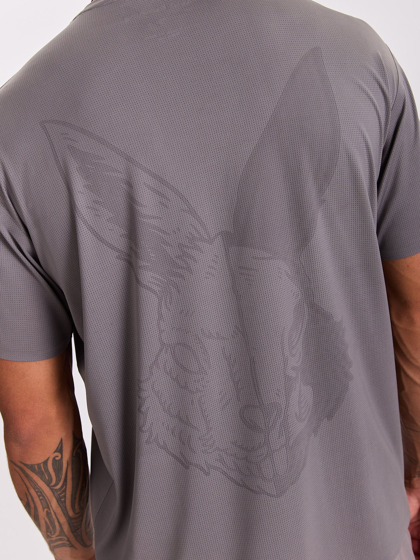 Men's Hare Tech T-Shirt - Shadow Taupe