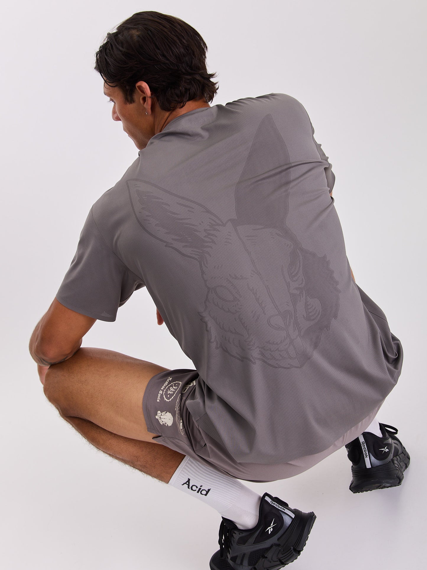 Men's Hare Tech T-Shirt - Shadow Taupe