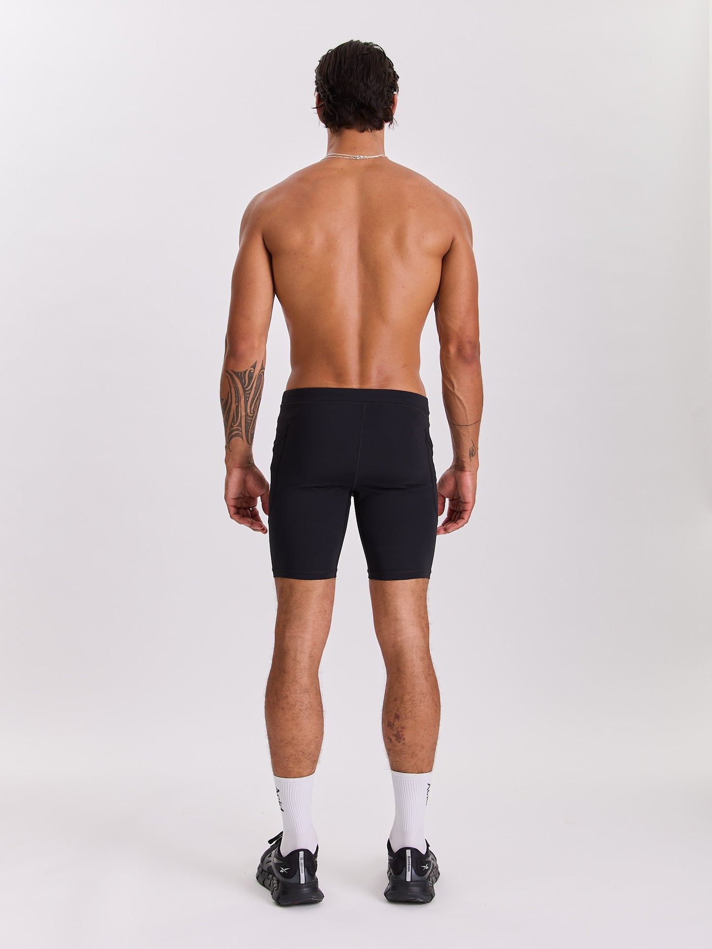Men's Logo Half Tight - Black