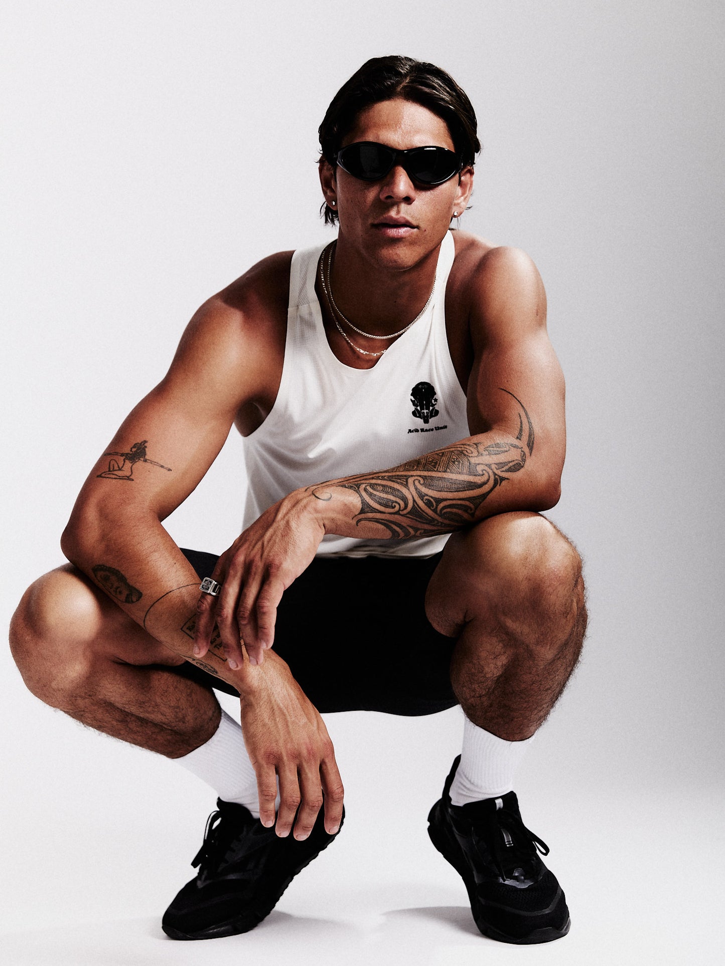 Men's Race Unit Tank - Bone
