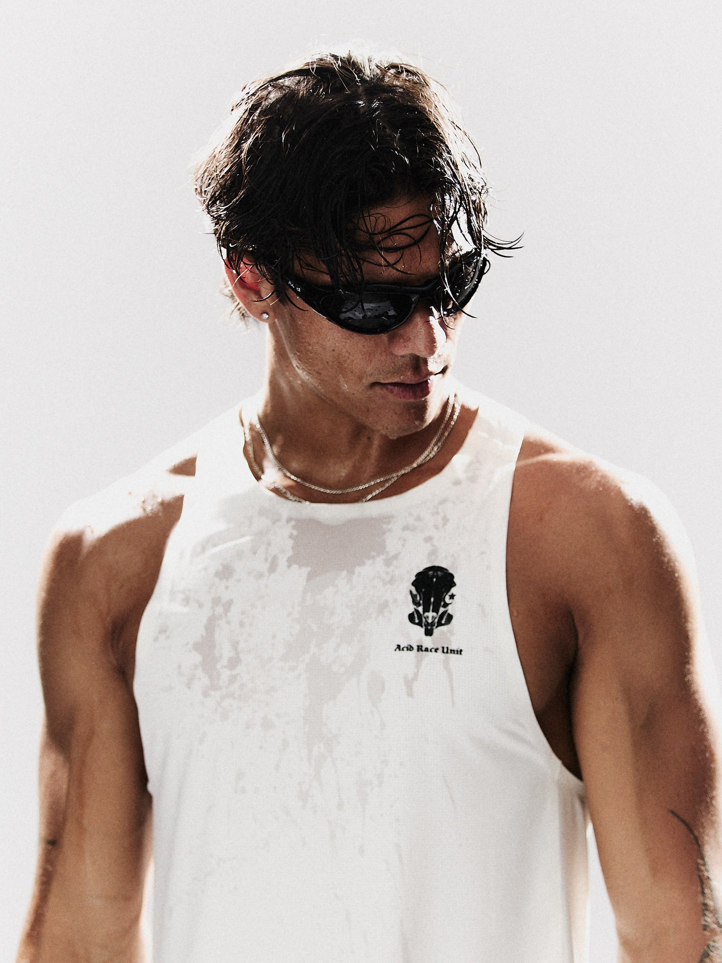 Men's Race Unit Tank - Bone