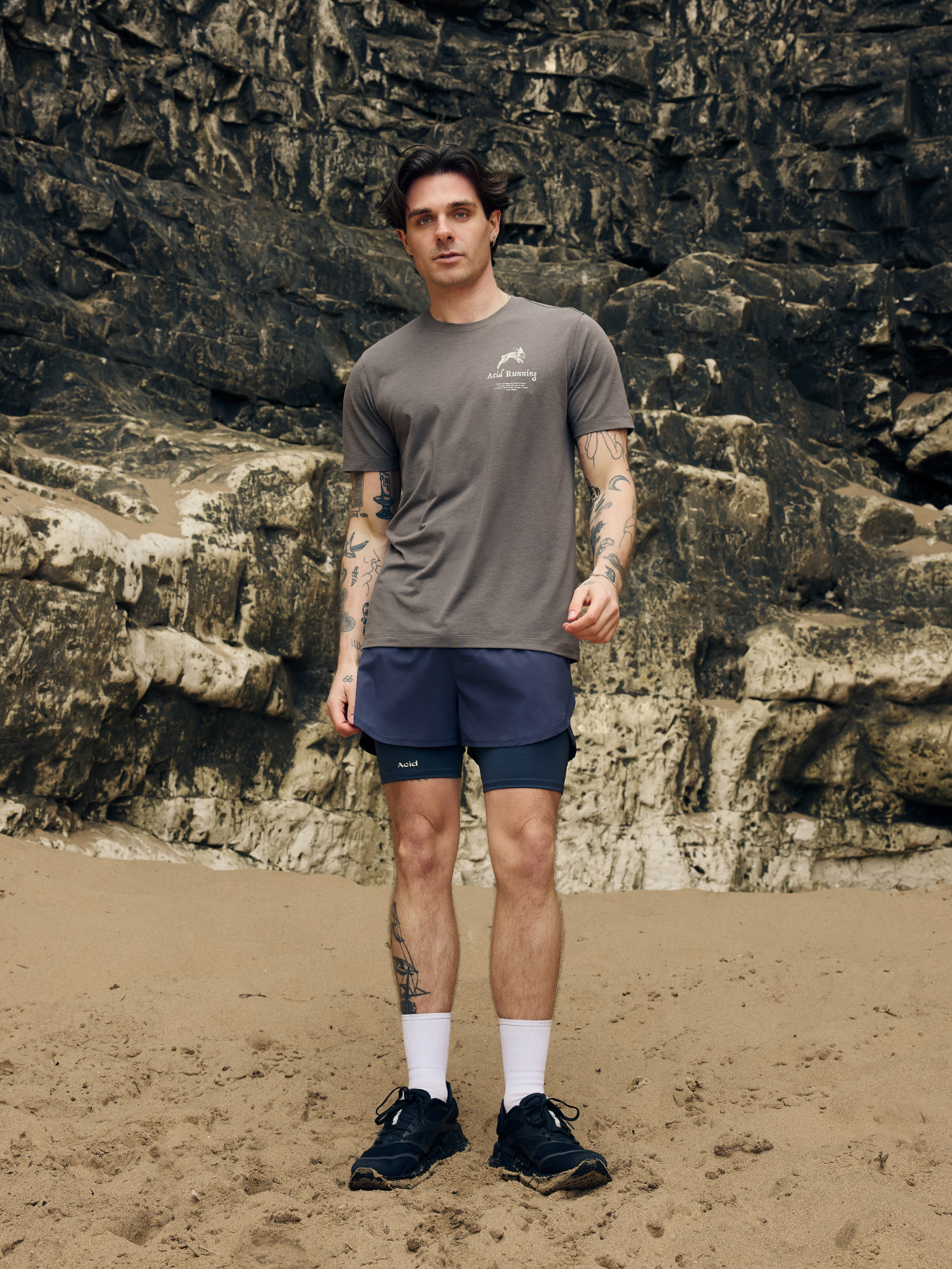 Men's A Runner's Dream T-Shirt - Shadow Taupe
