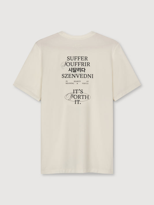 Worth It T-Shirt - Bone