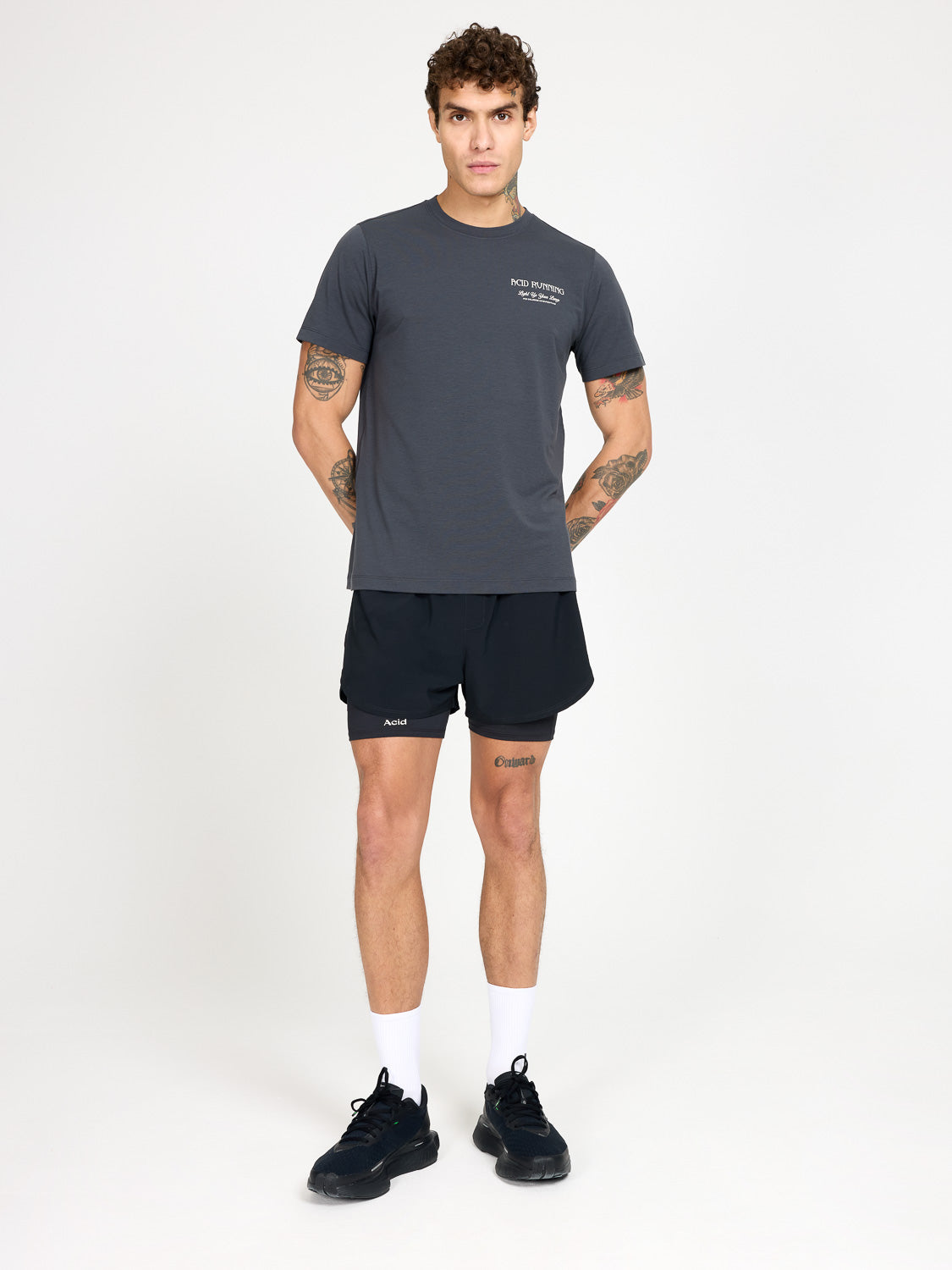 Light Up Your Lungs T-Shirt - Graphite