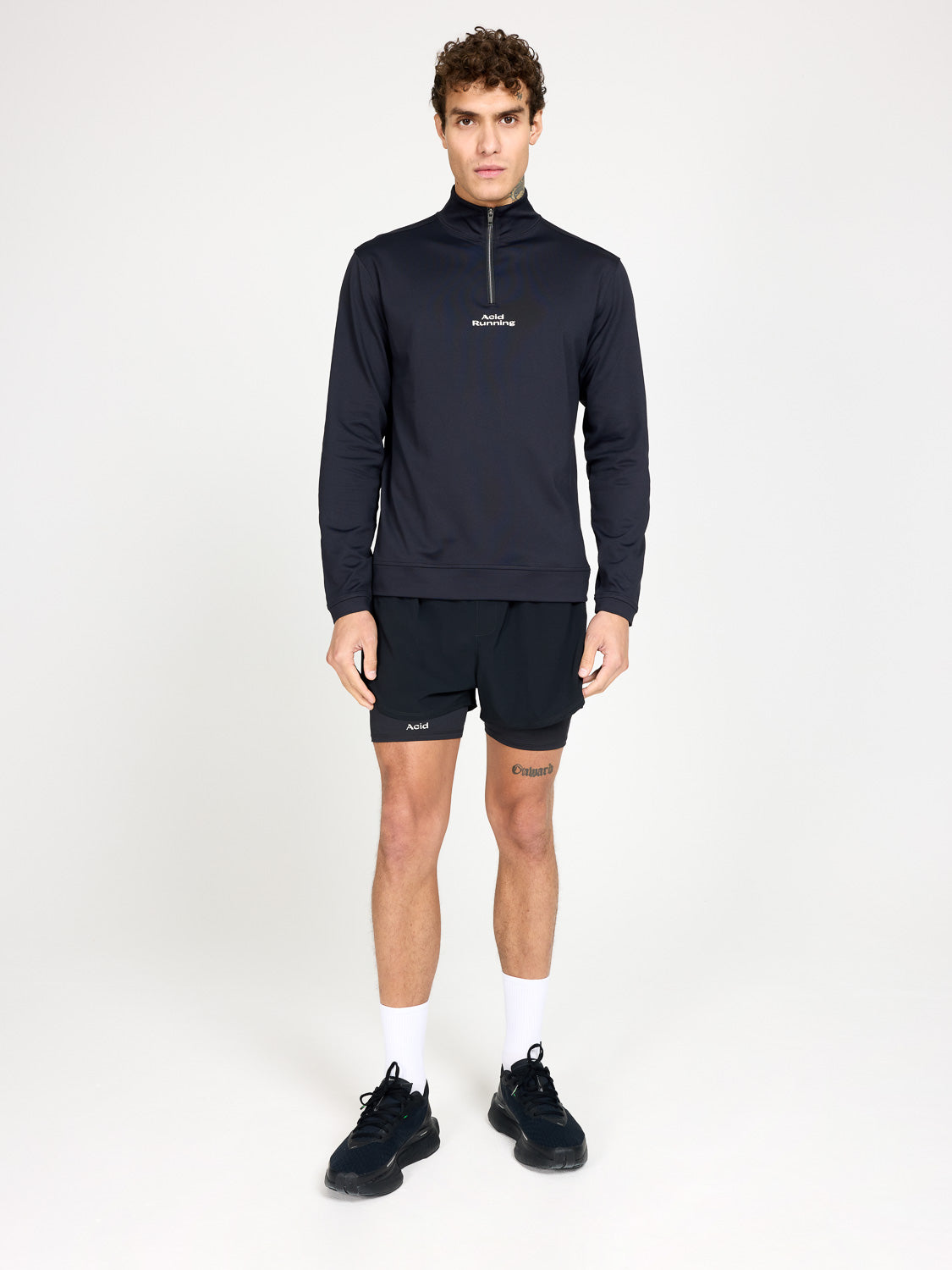 Quarter Zip - Black