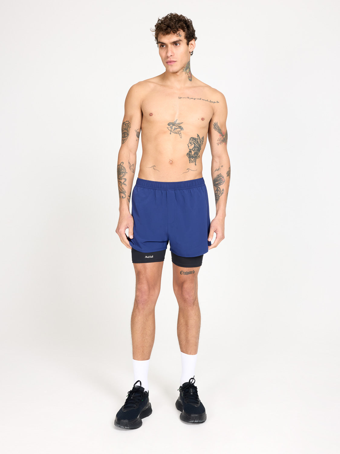 2-in-1 Shorts - Navy