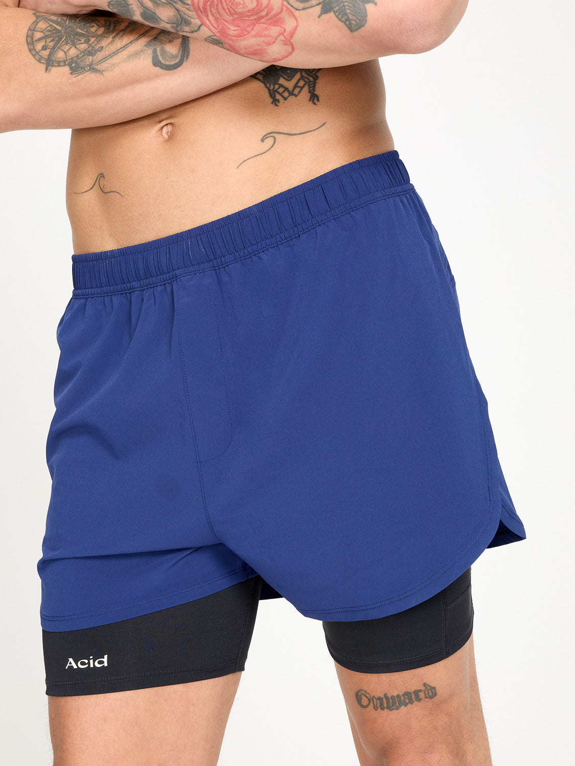 2-in-1 Shorts - Navy