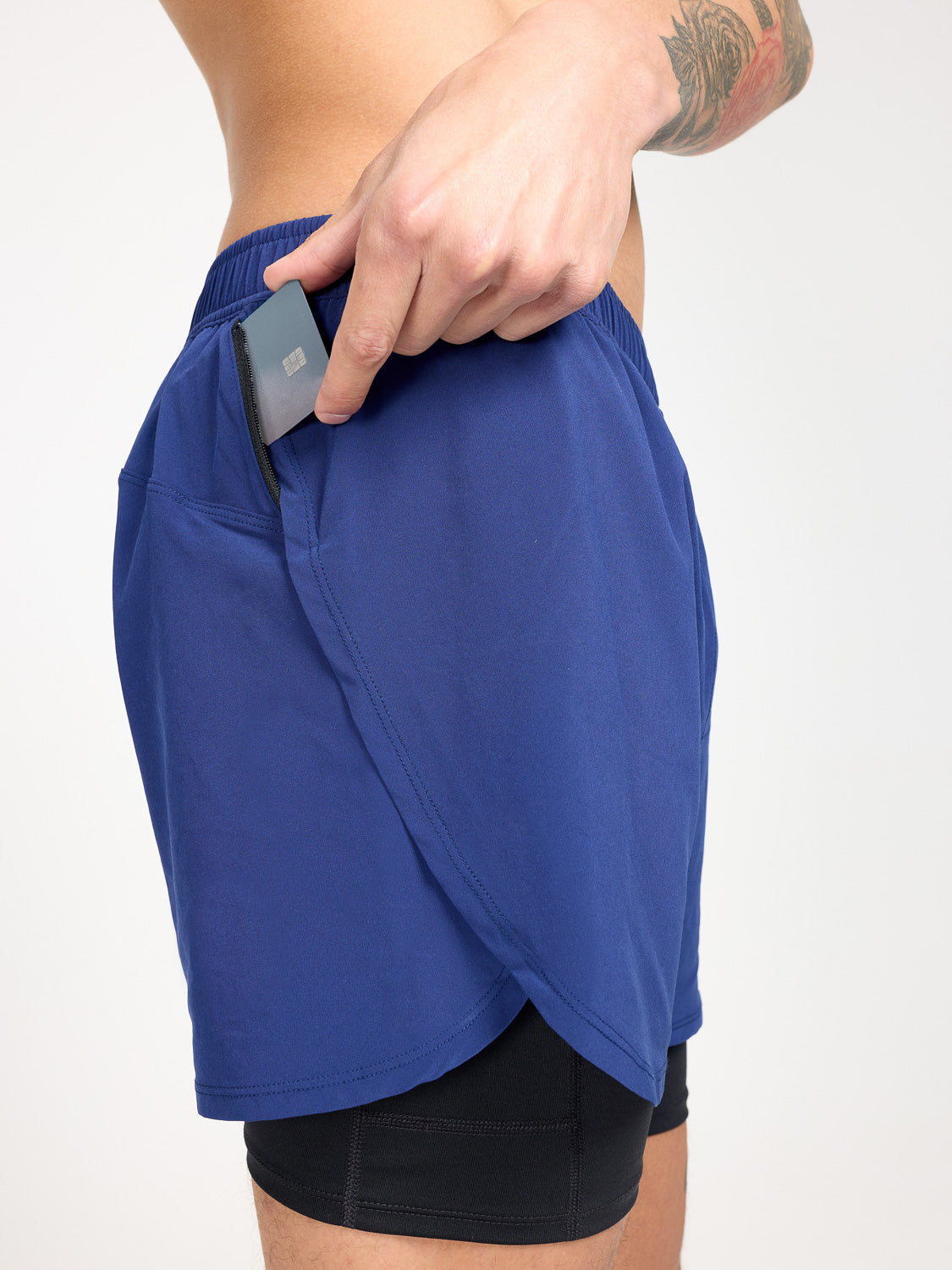 2-in-1 Shorts - Navy