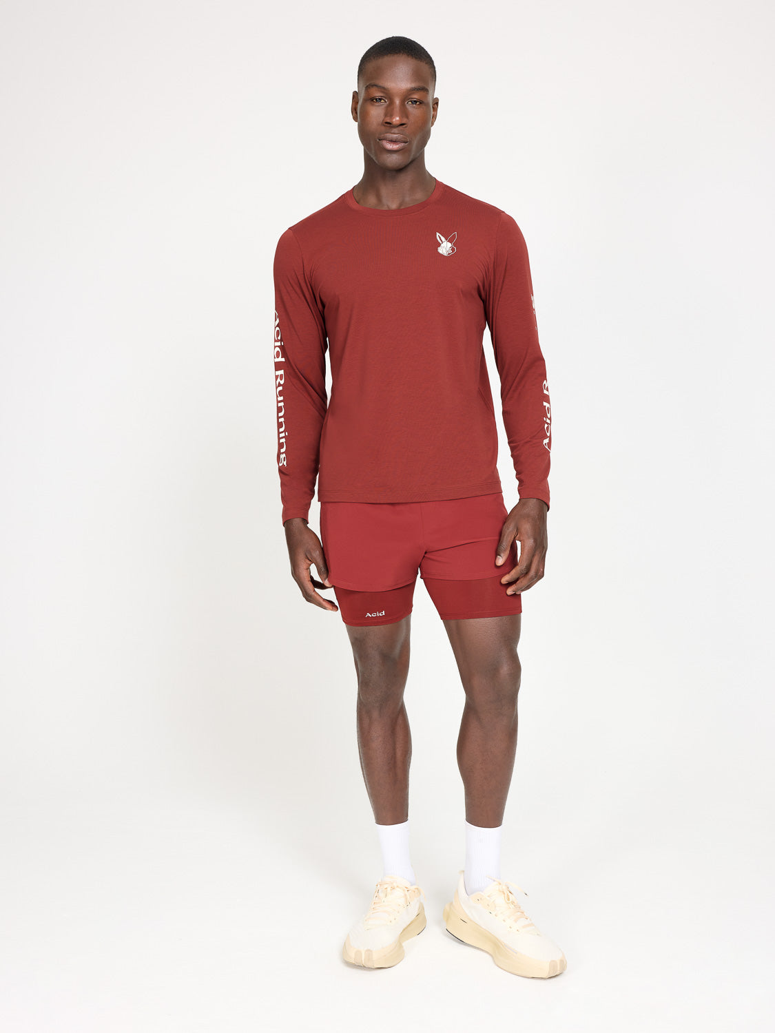 Long Sleeve T-shirt - Fired Brick