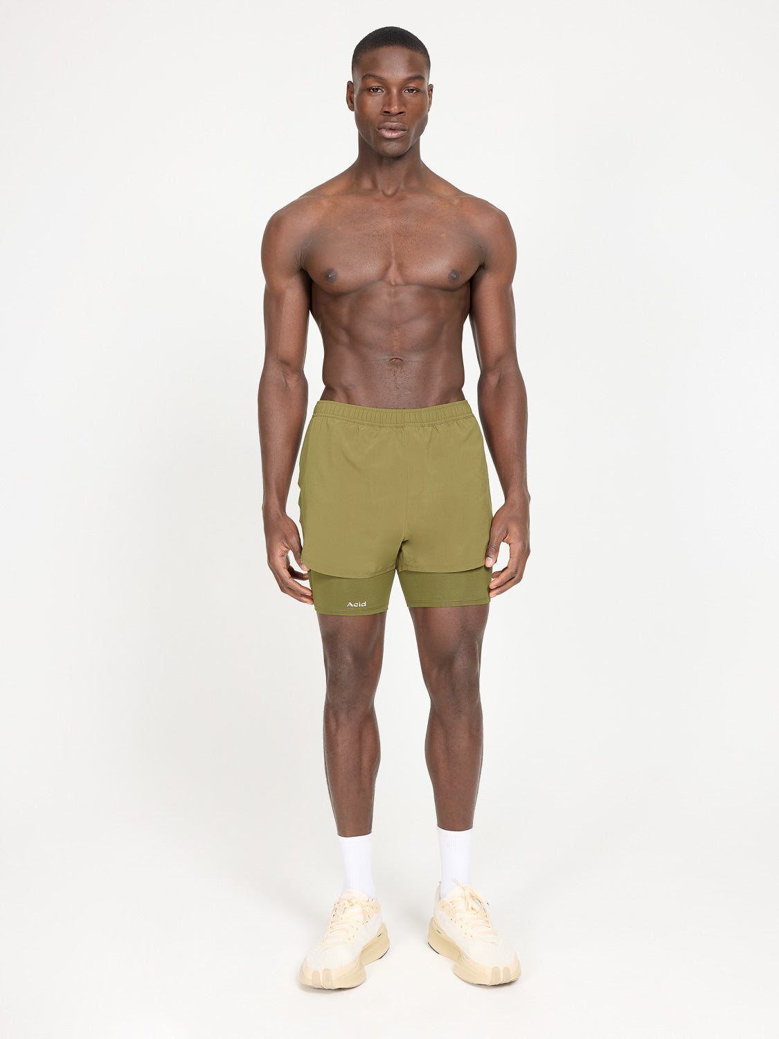 2-in-1 Shorts - Dark Olive