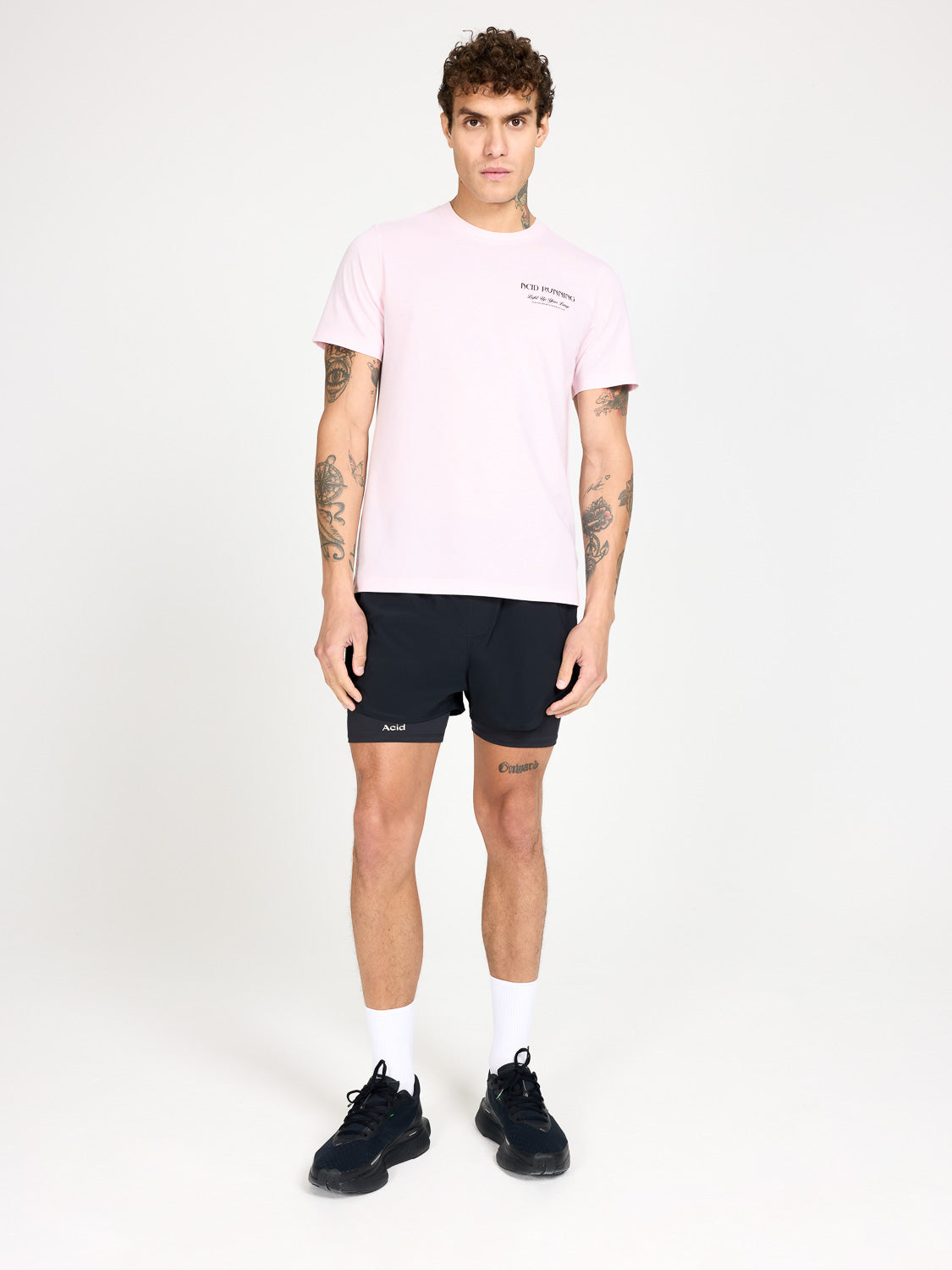 Light Up Your Lungs T-Shirt - Iced Pink