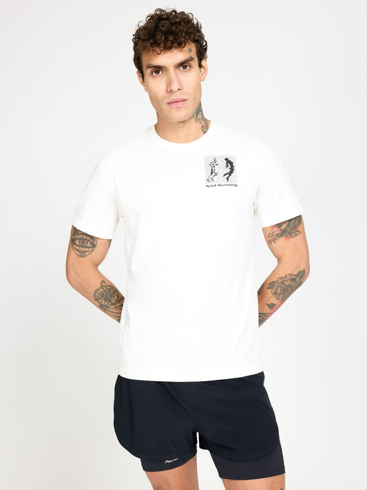 Transcendent Runner T-Shirt - Bone