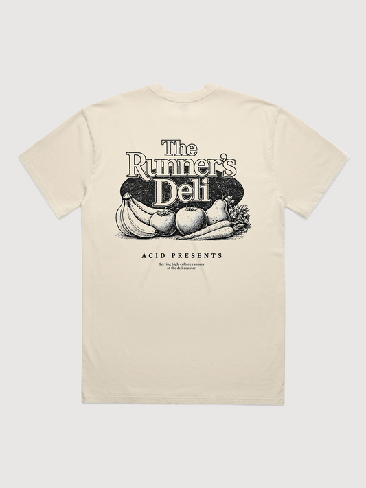 The Runner's Deli T-Shirt - Cream
