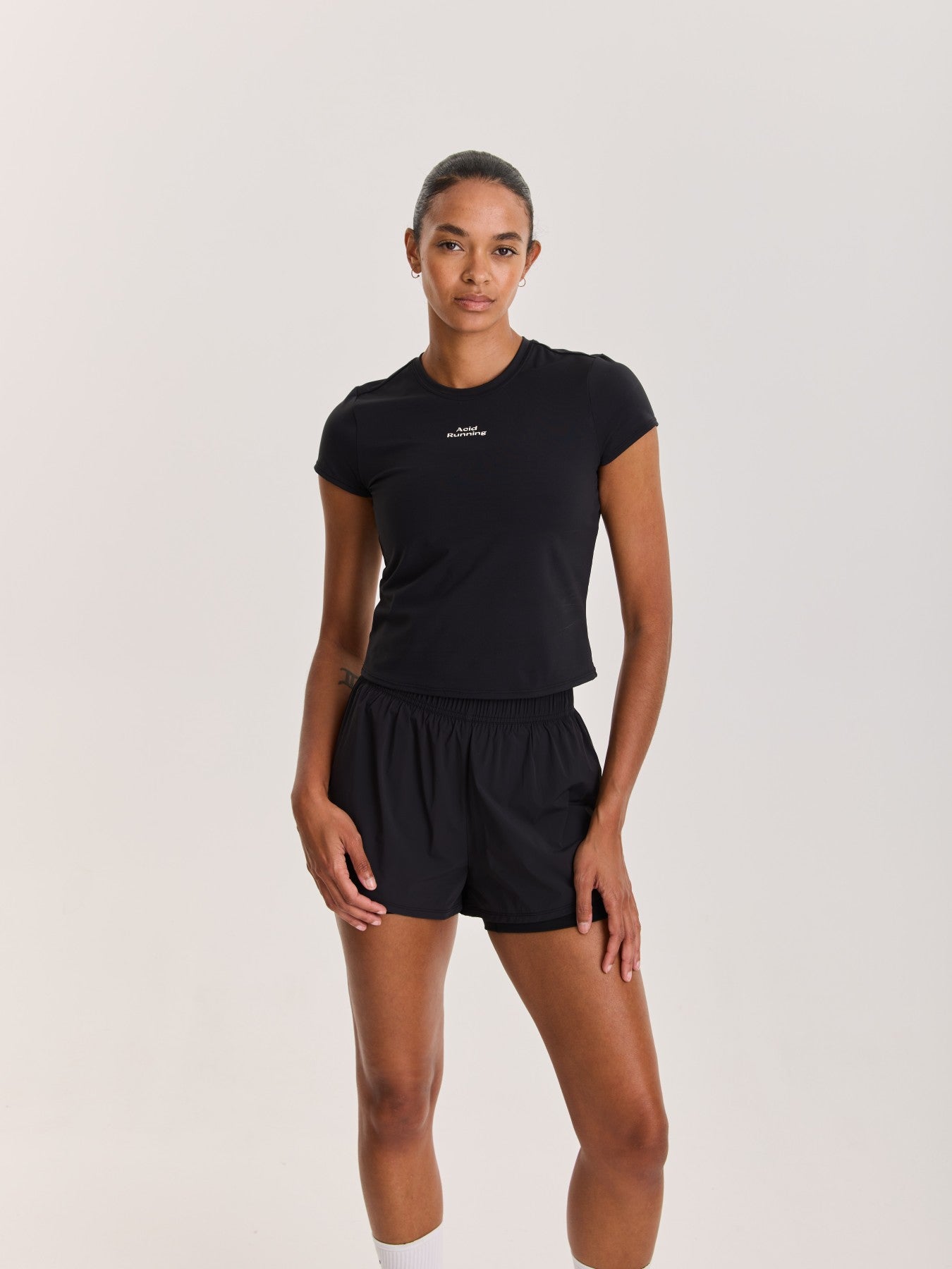Women's Fitted T-Shirt - Black