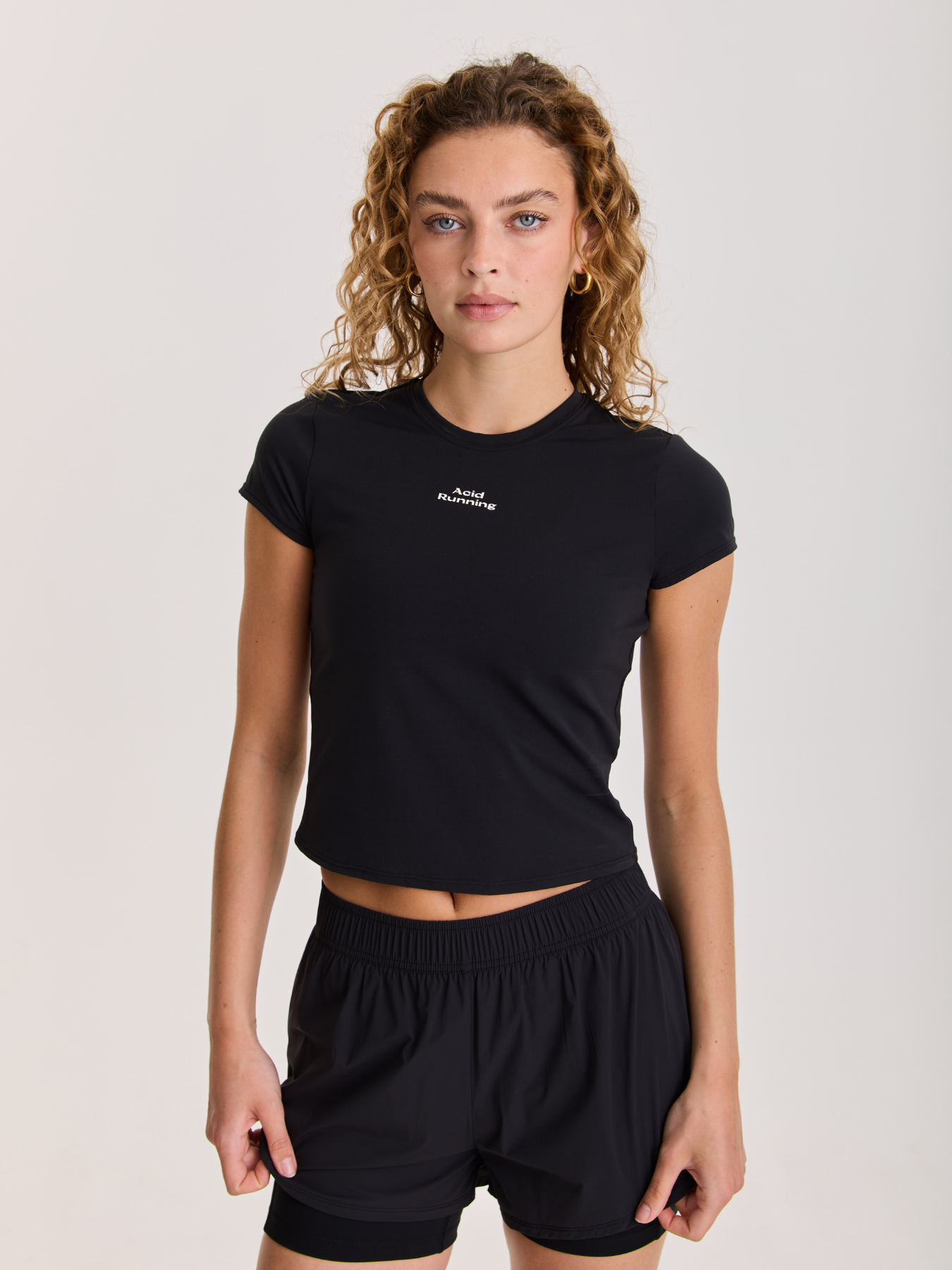 Women's Fitted T-Shirt - Black