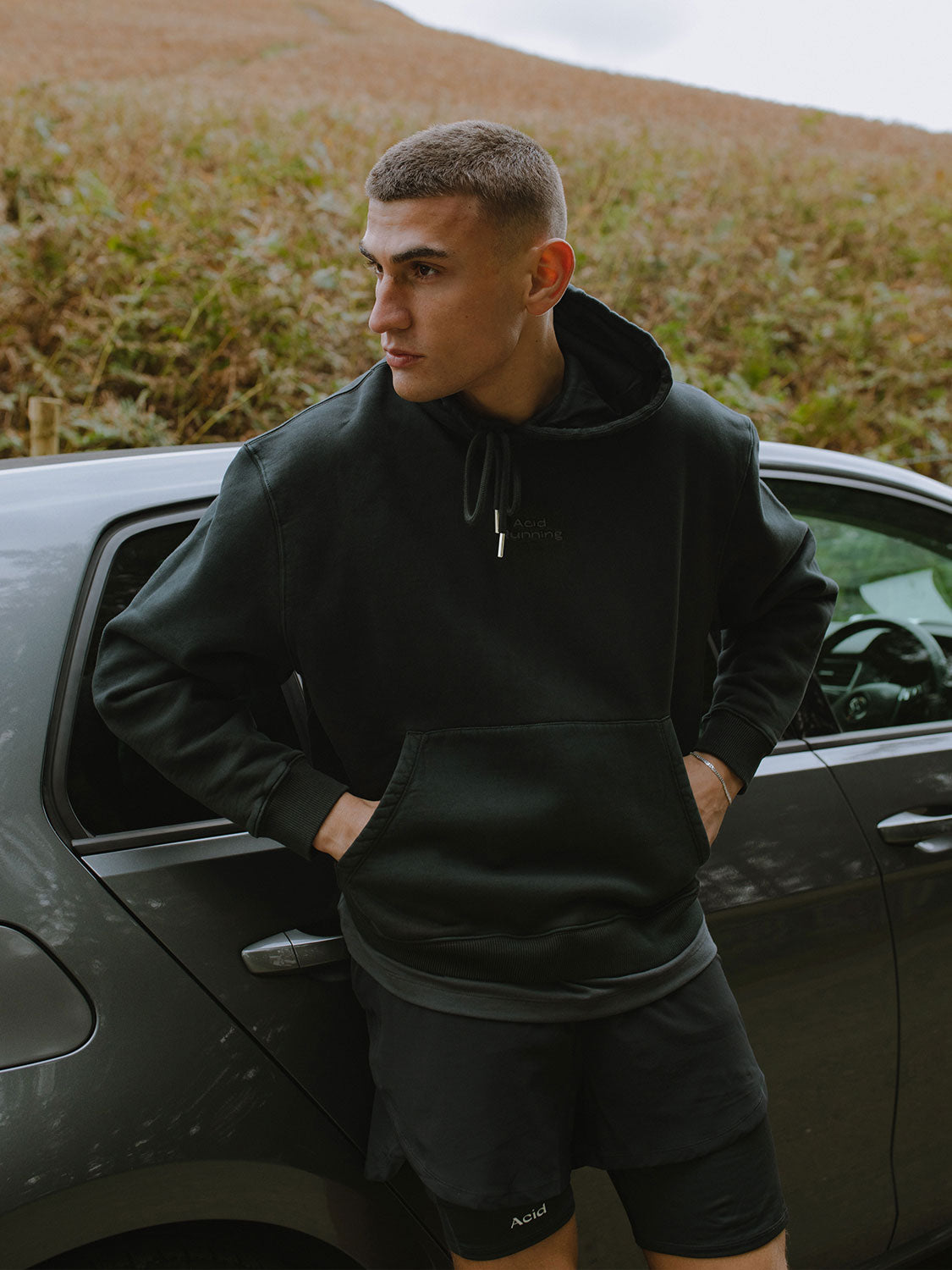 Heavyweight Hoodie - Washed Black
