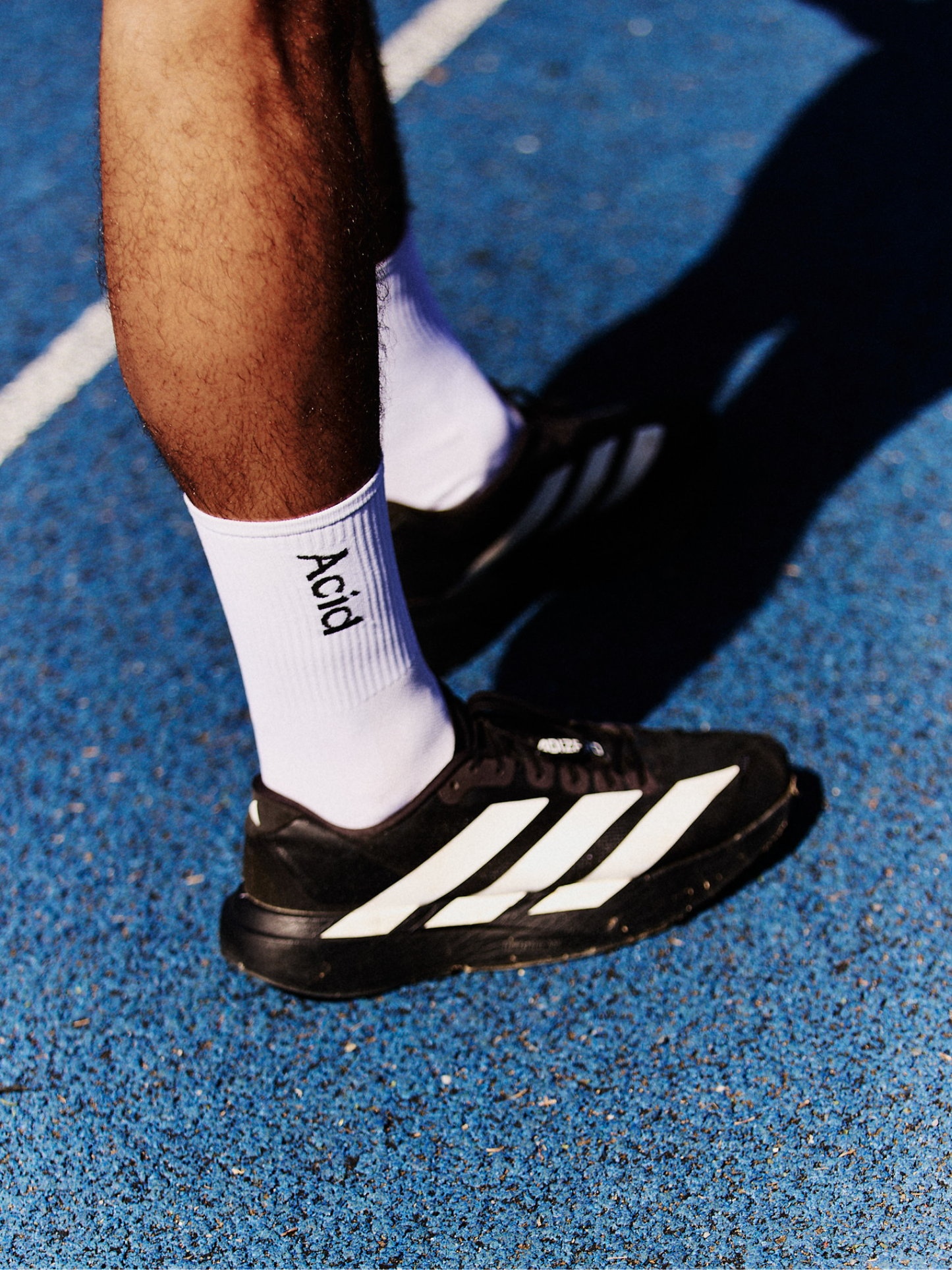 Three-Pack Logo Socks - White