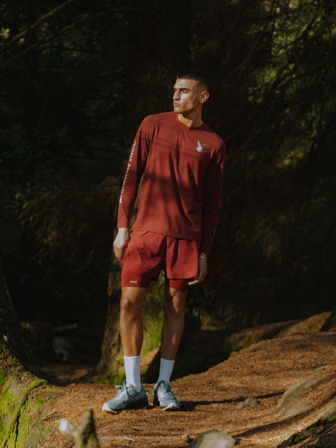 Long Sleeve T-shirt - Fired Brick
