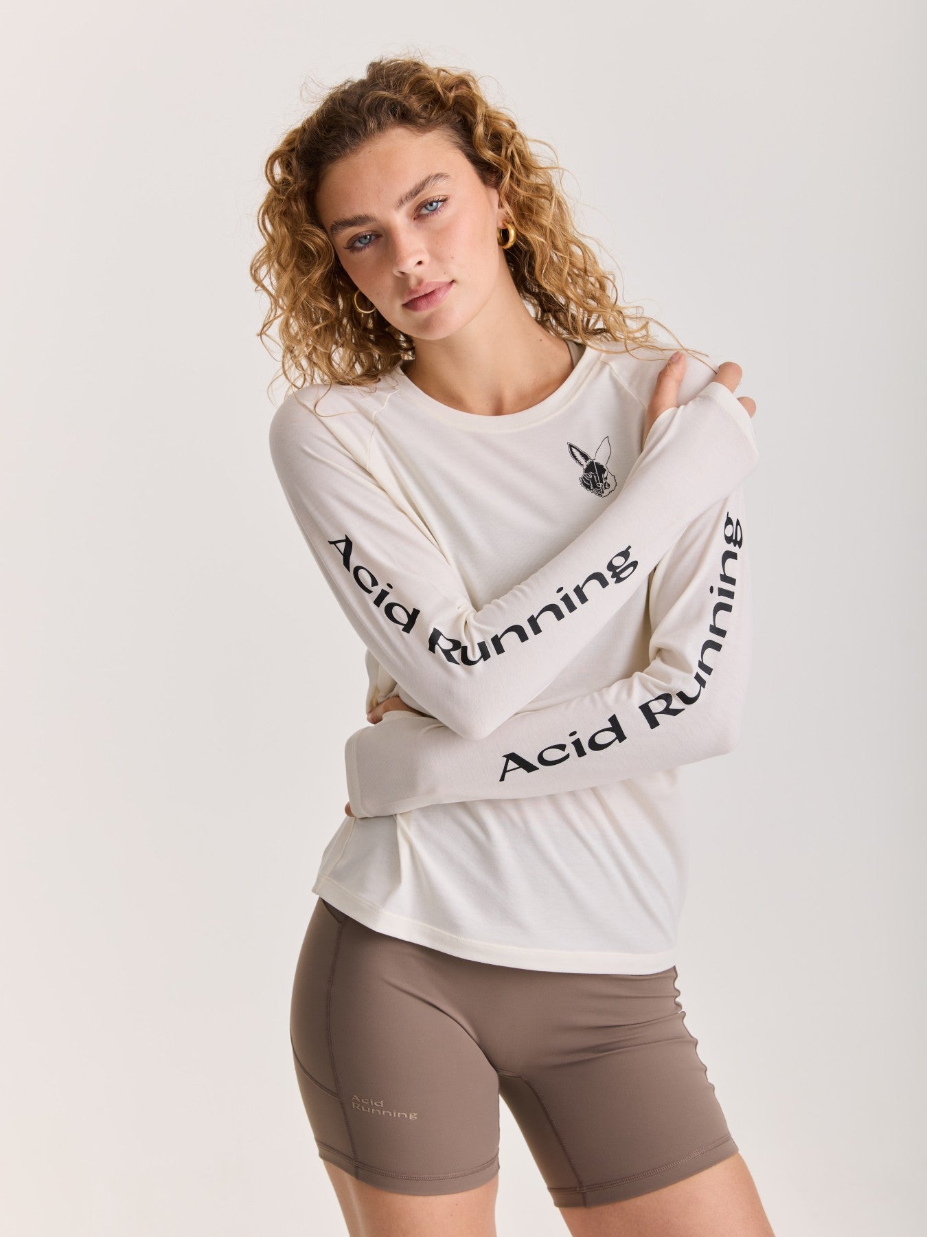 Women's Long Sleeve T-Shirt - Bone