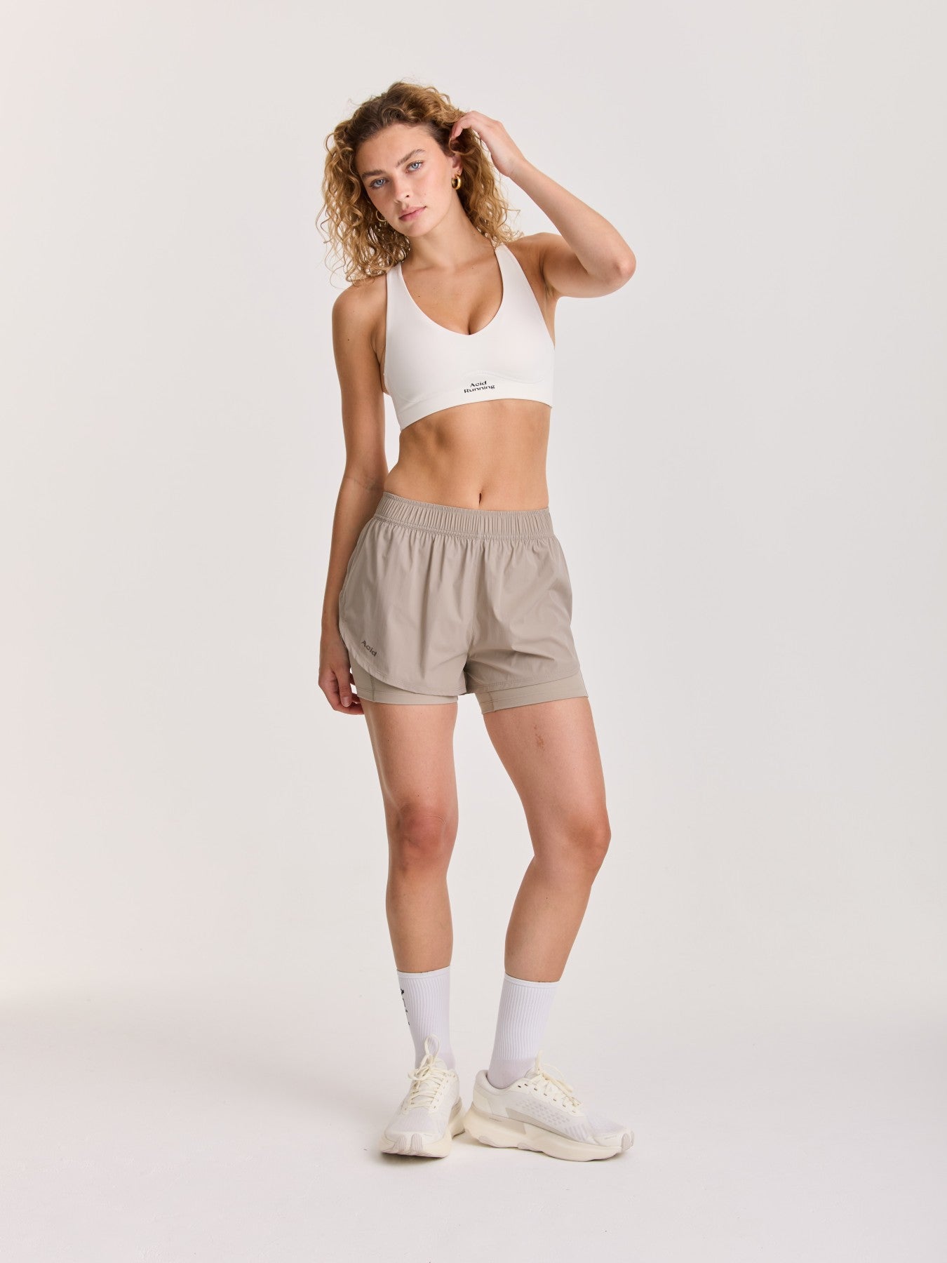 Women's Low Impact Running Bra - Bone