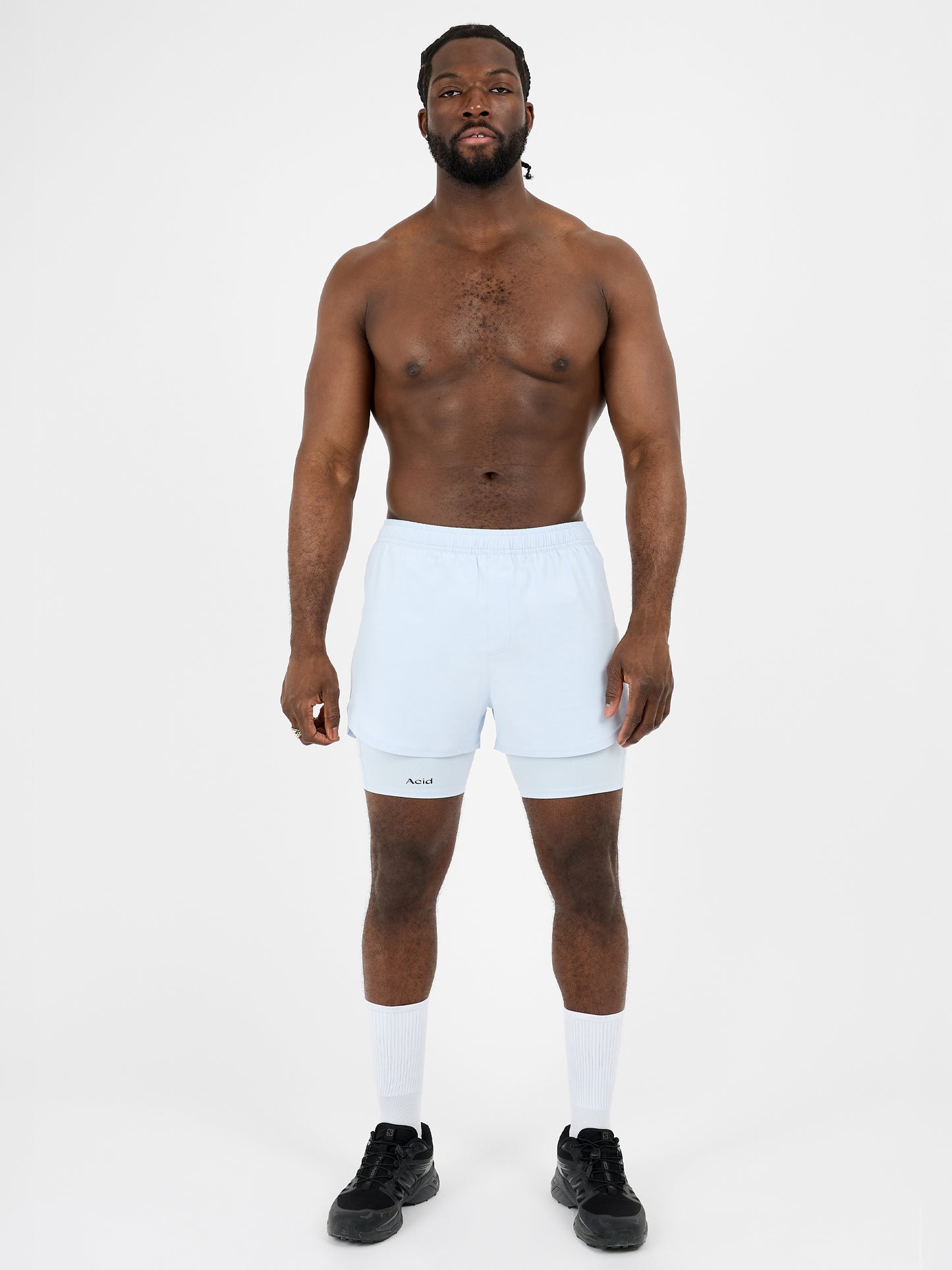 2-in-1 Shorts - Heather