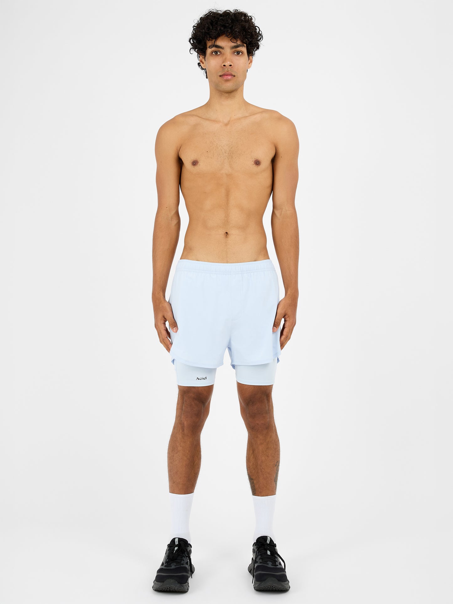 2-in-1 Shorts - Heather