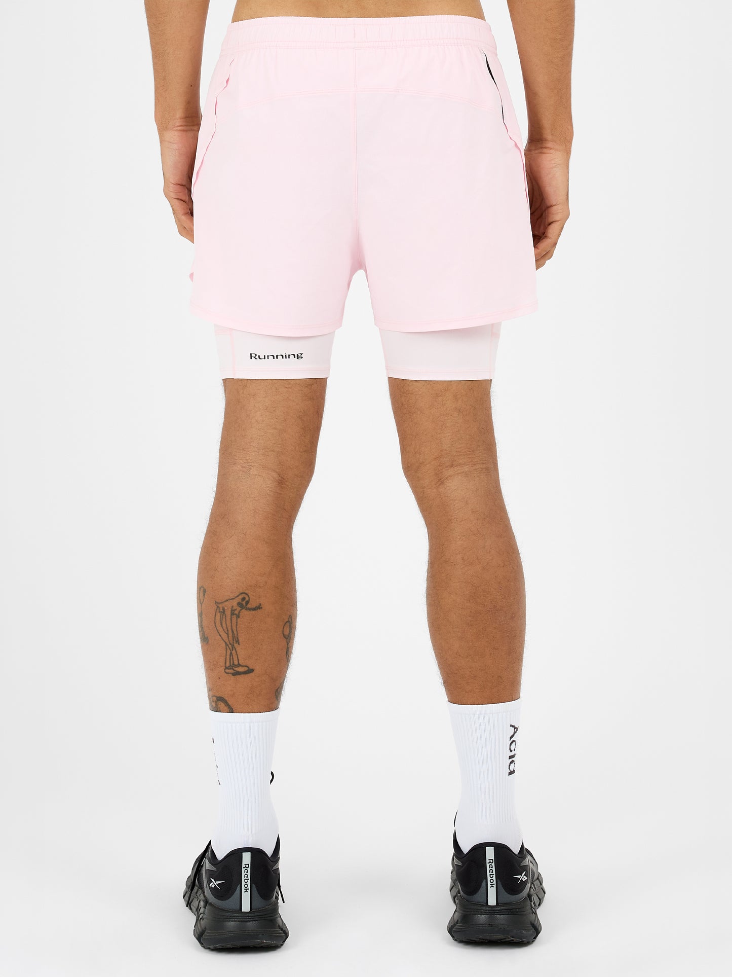 2-in-1 Shorts - Iced Pink