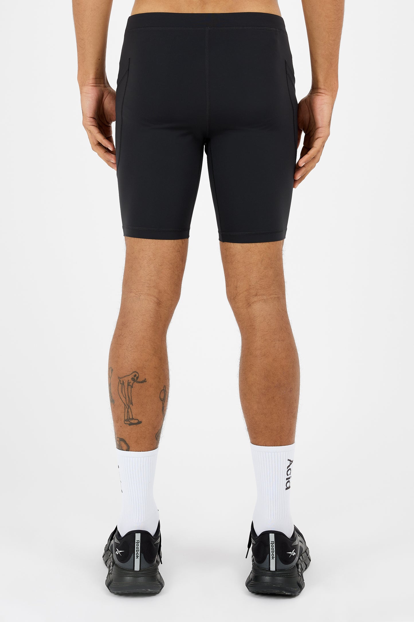 Men's Logo Half Tight - Black