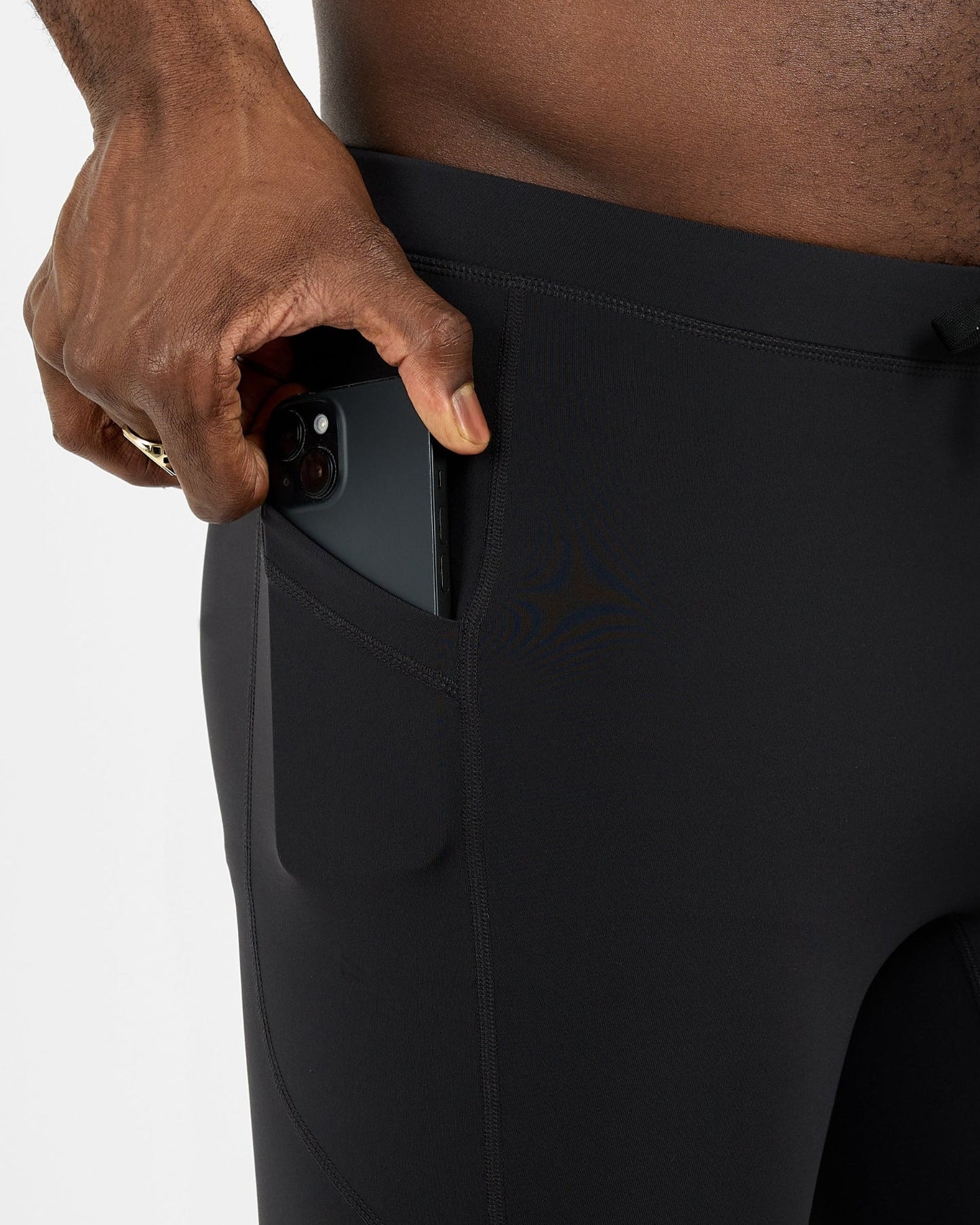 Men's Running Full Tight - Black