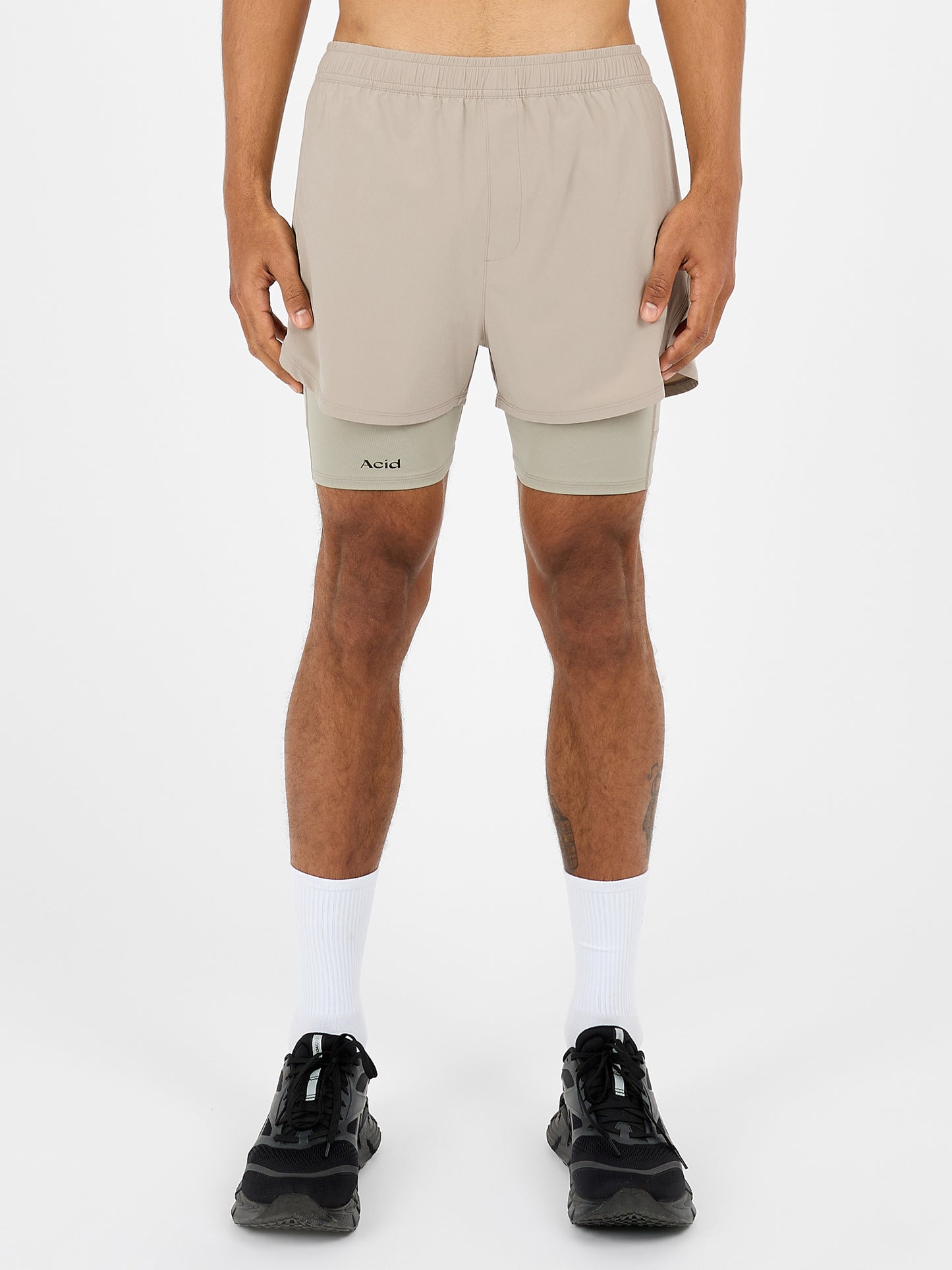 2-in-1 Shorts - Riverstone