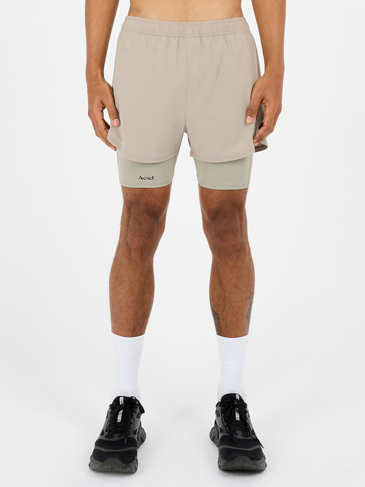 2-in-1 Shorts - Riverstone