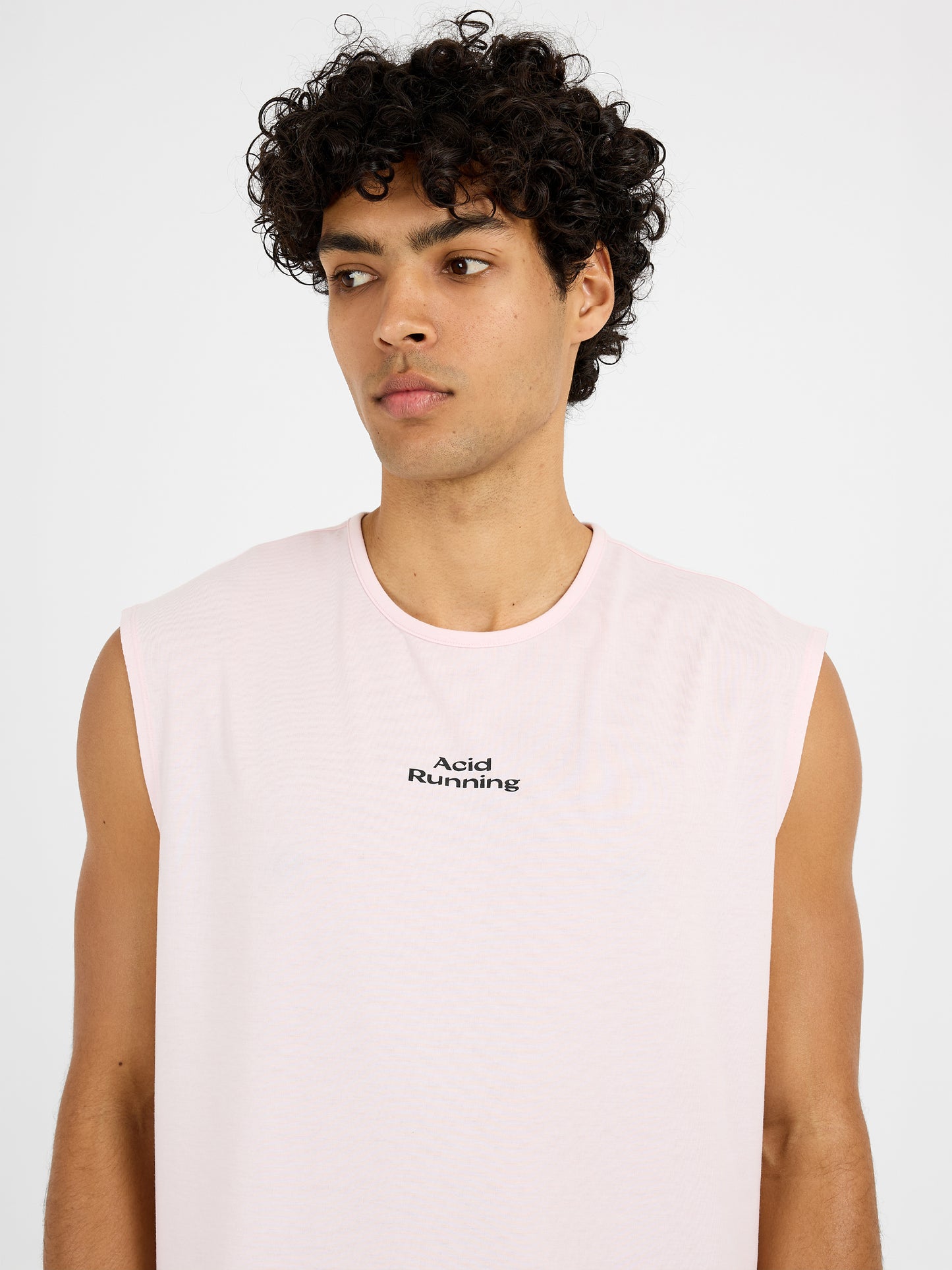 Men's Logo Tank - Iced Pink
