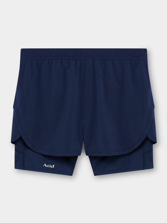 Men's 2-in-1 Shorts - Midnight Ink