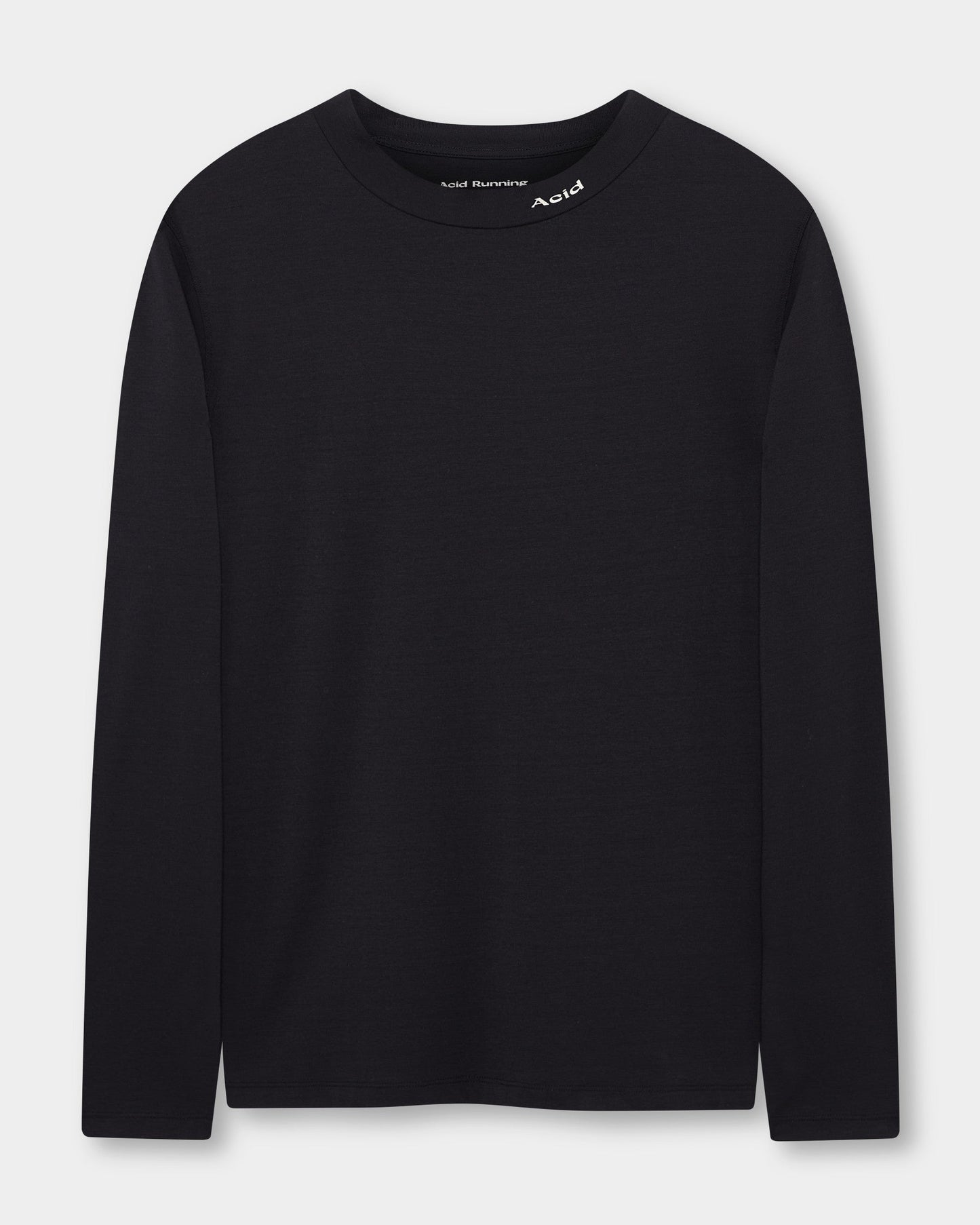 Men's Mock Neck Long Sleeve - Black