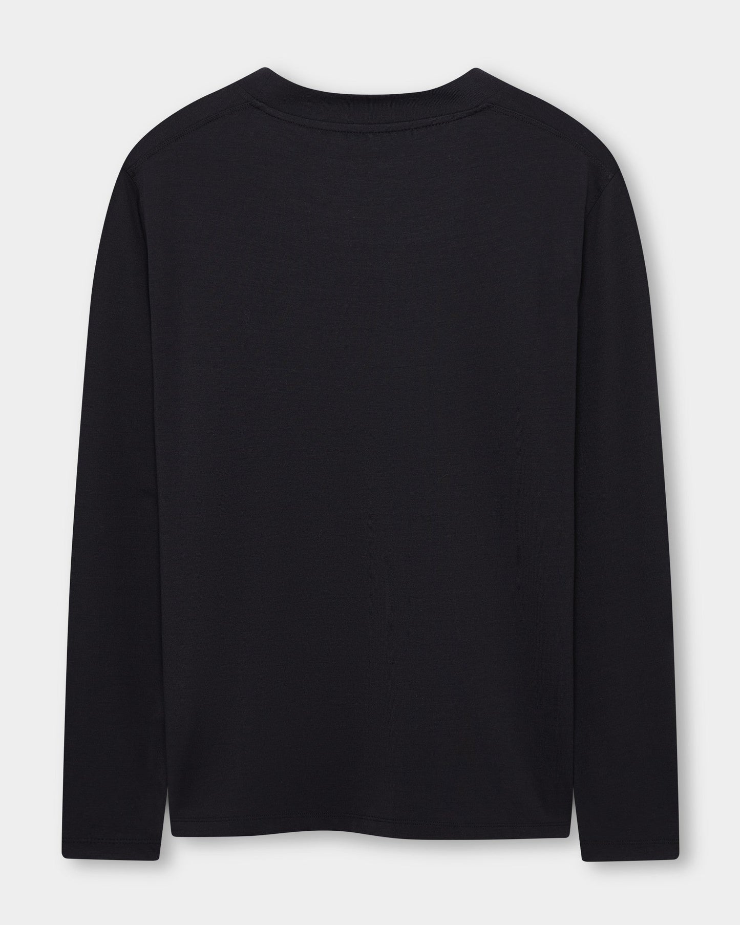 Men's Mock Neck Long Sleeve - Black
