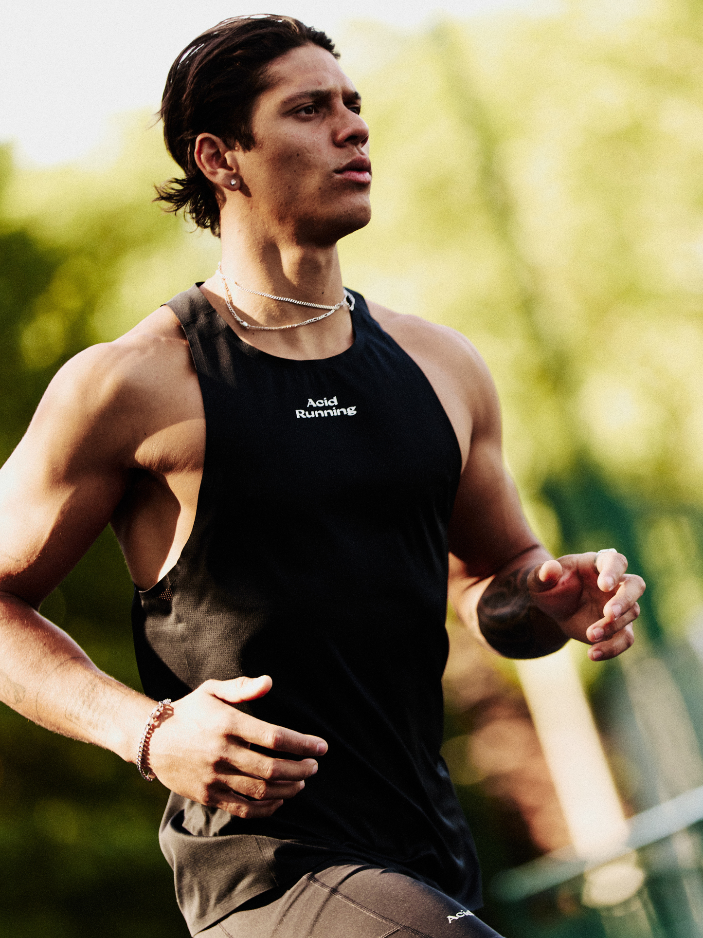 Men's Race Tank - Black