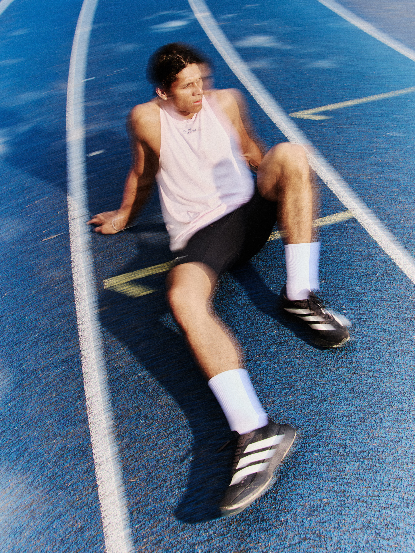 Men's Race Tank - Iced Pink