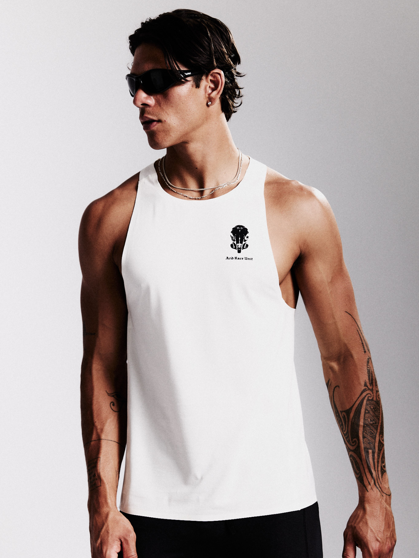 Men's Race Unit Tank - Bone