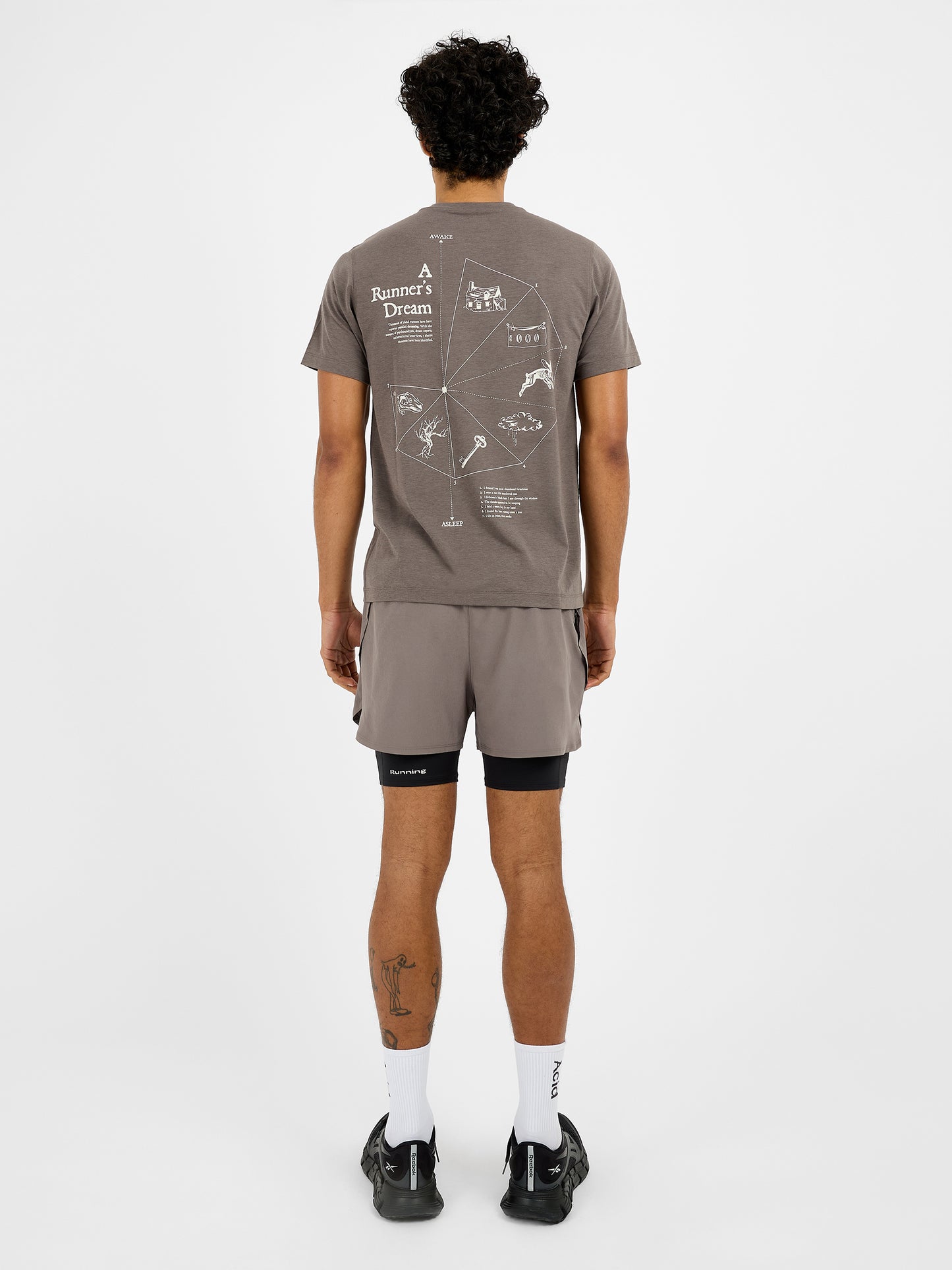 Men's A Runner's Dream T-Shirt - Shadow Taupe