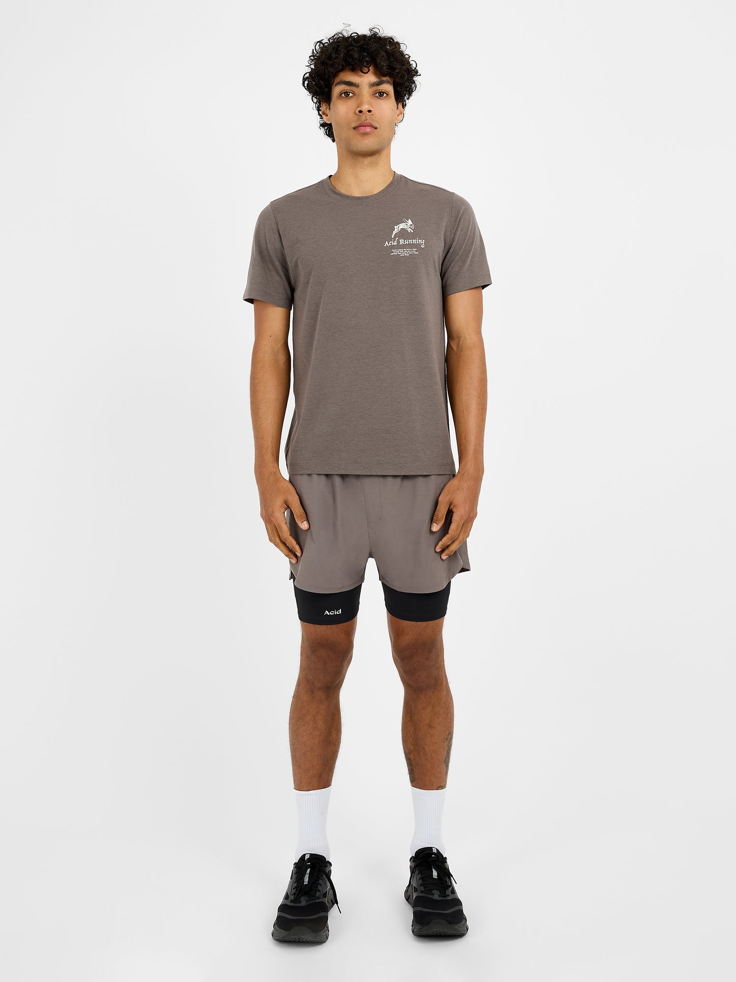 Men's A Runner's Dream T-Shirt - Shadow Taupe