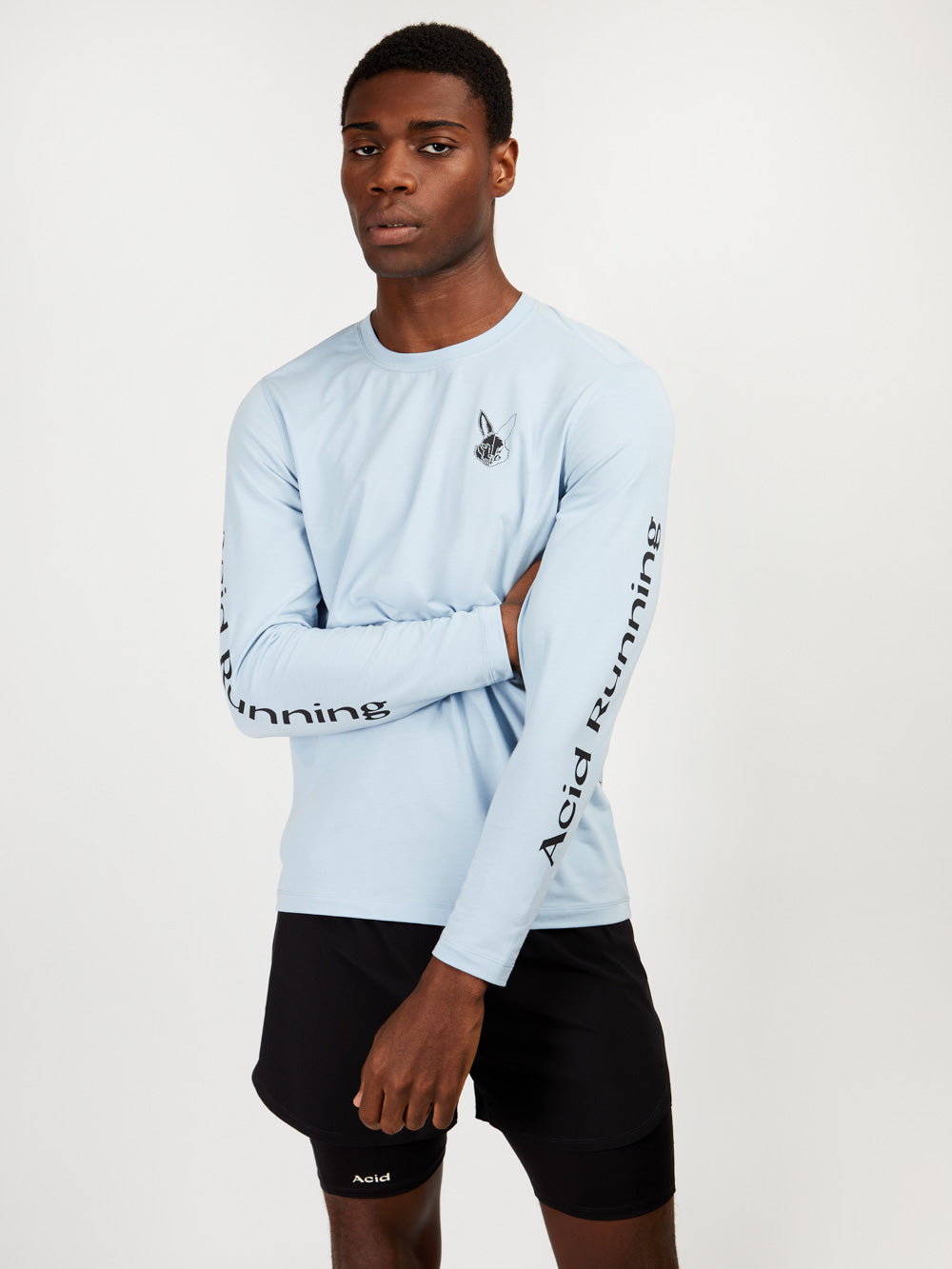 Long Sleeve T-Shirt - Iced Blue