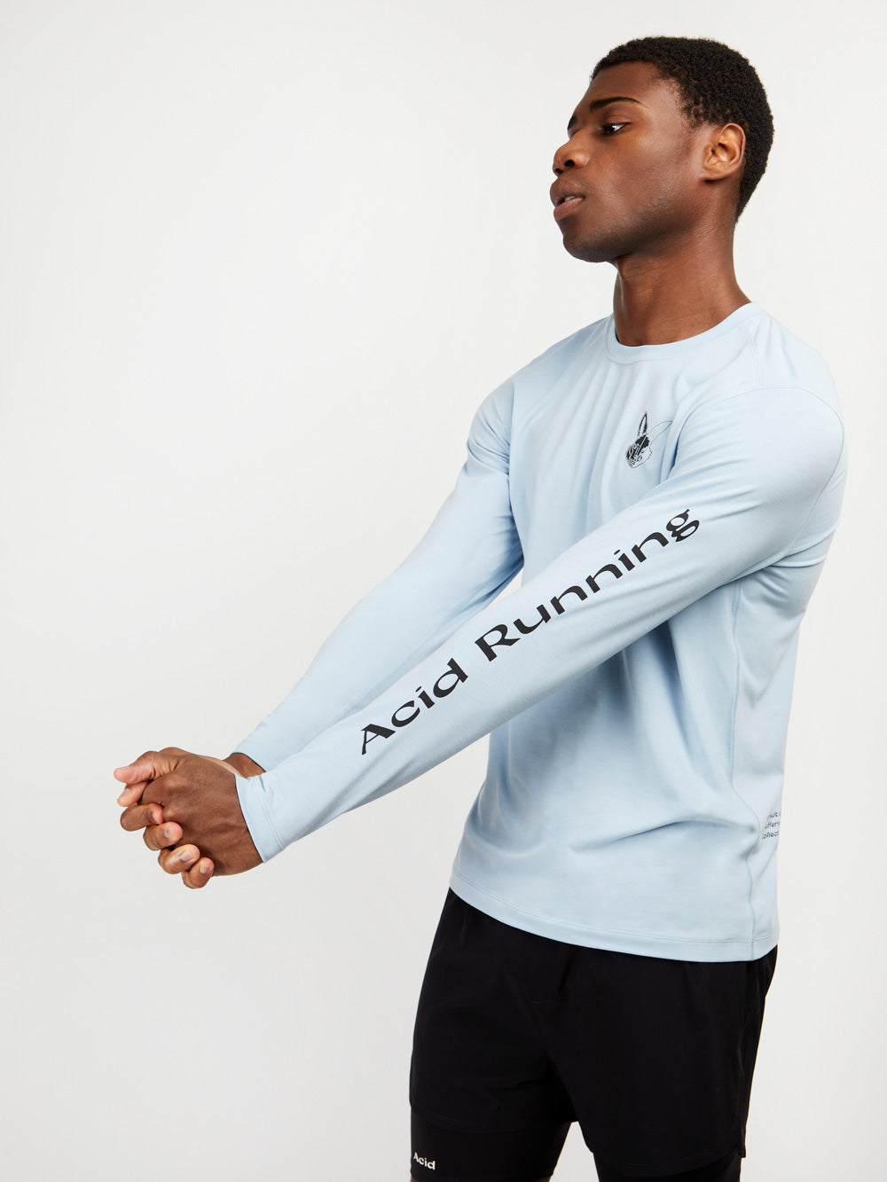 Long Sleeve T-Shirt - Iced Blue