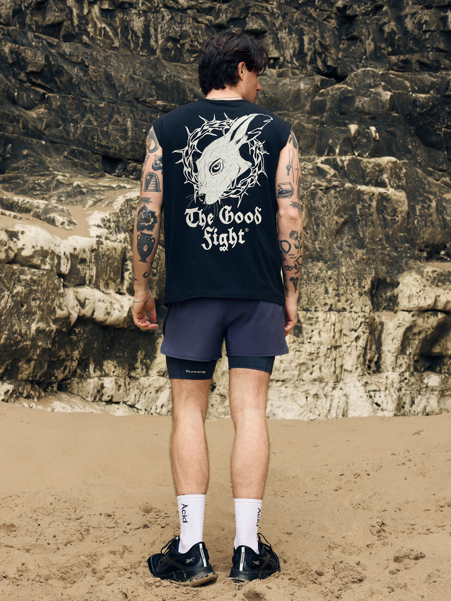 Men's The Good Fight Tank - Black
